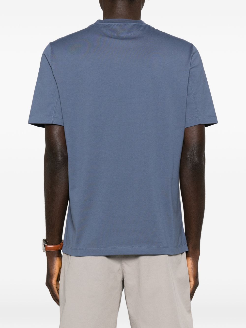 Brunello Cucinelli T-shirts and Polos Clear Blue M0B138440COM53 (Brunello Cucinelli / Tシャツ・カットソー ) | Brunello Cucinelli (ブルネロ・クチネリ)(2)