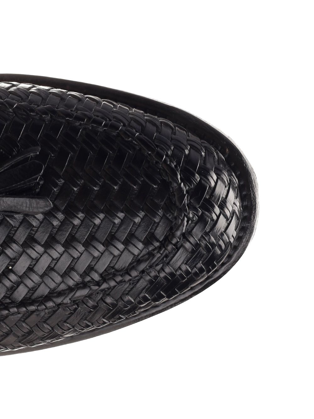 Loafer with tassels in woven leather 1836 (Corvari / ローファー ) | Corvari (コルバリ)(3)