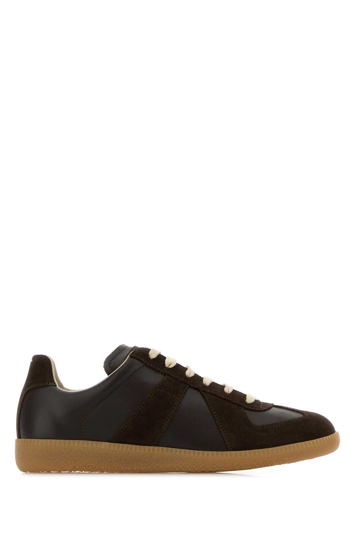 Dark brown leather Replica sneakers S58WS0109P1895T2153 (Maison Margiela / スニーカー ) | Maison Margiela (メゾン マルジェラ)