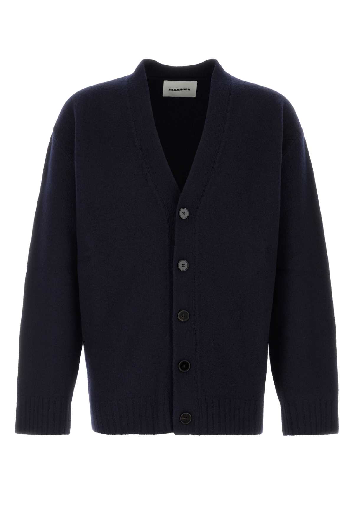 Dark blue wool cardigan J22HP0005J14506402 (Jil Sander / ニット・セーター・カーディガン ) | Jil Sander (ジルサンダー)