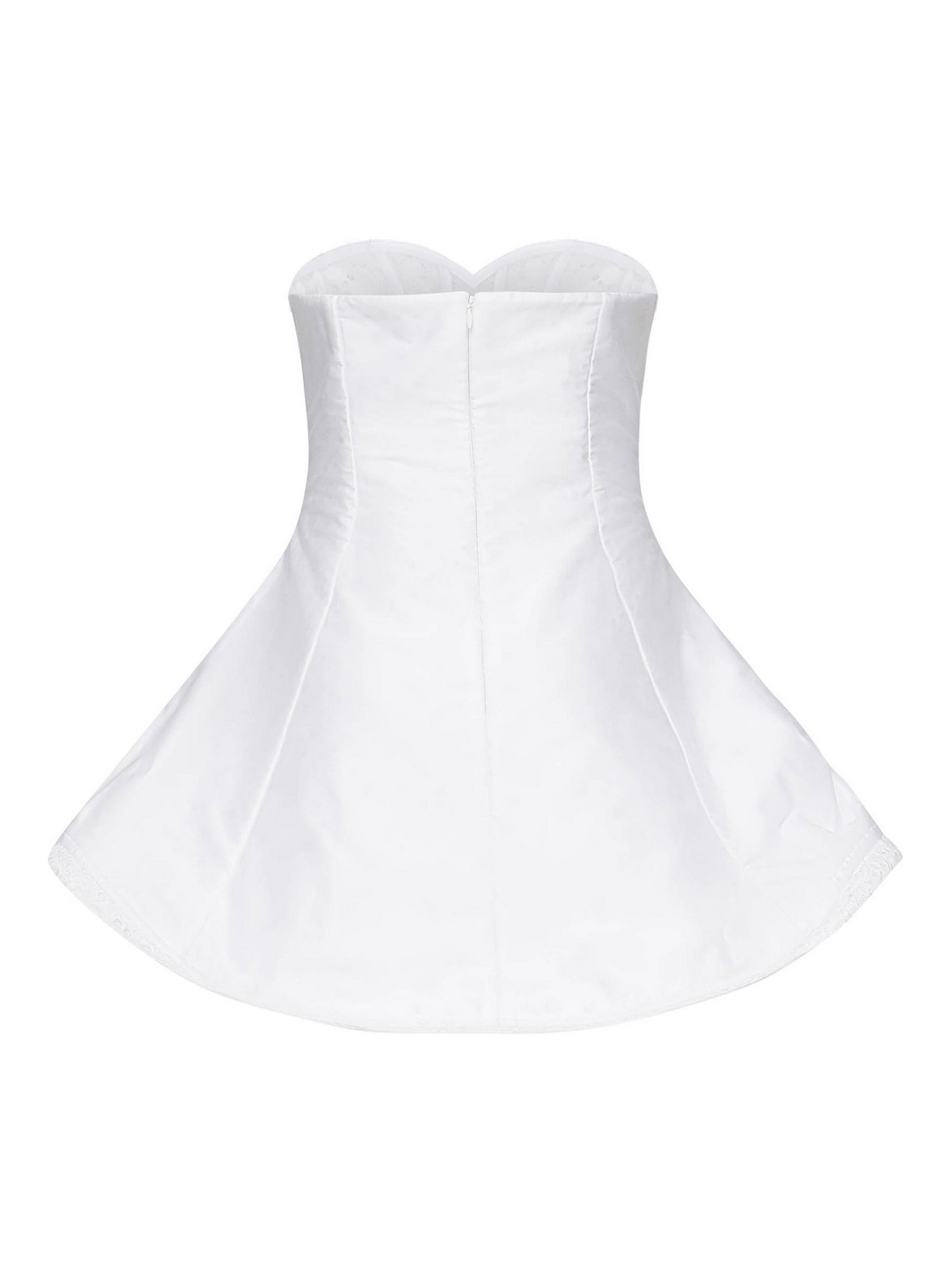 Strapless Mini Dress In White Lace Poplin 16952500000031WHITE (MAGDA BUTRYM / ワンピース・ドレス・オールインワン ) | MAGDA BUTRYM (マグダブトリム)(1)
