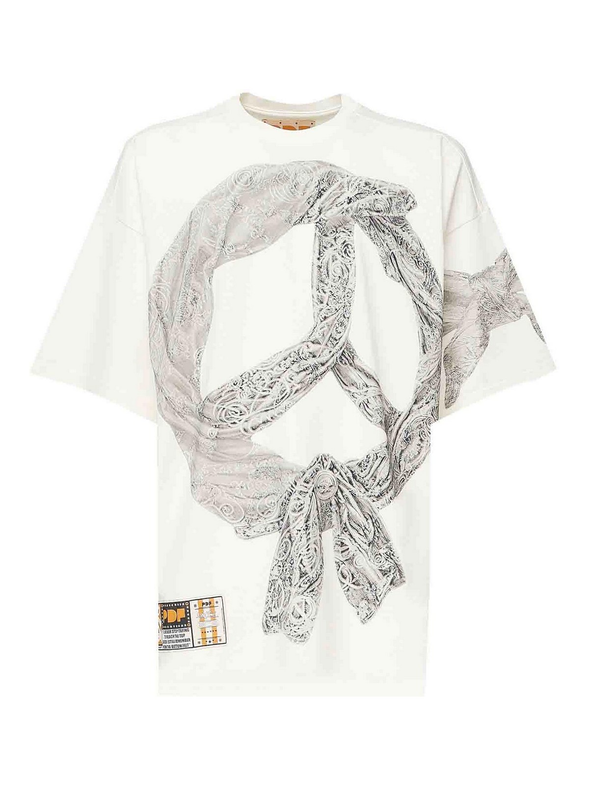 Printed T-Shirt DFM54029TJ110NOWASHWHFK (PDF / Tシャツ・カットソー ) | PDF (プロジェクト ドメニコ フォルミケッティ)