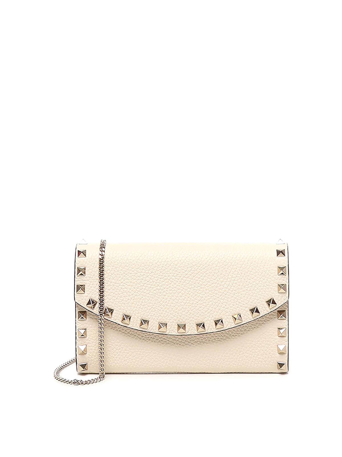 Rockstud Leather Wallet With Chain 7W2P0AR6VSHI16 (Valentino Garavani / 財布・カードケース ) | Valentino Garavani (ヴァレンティノ)