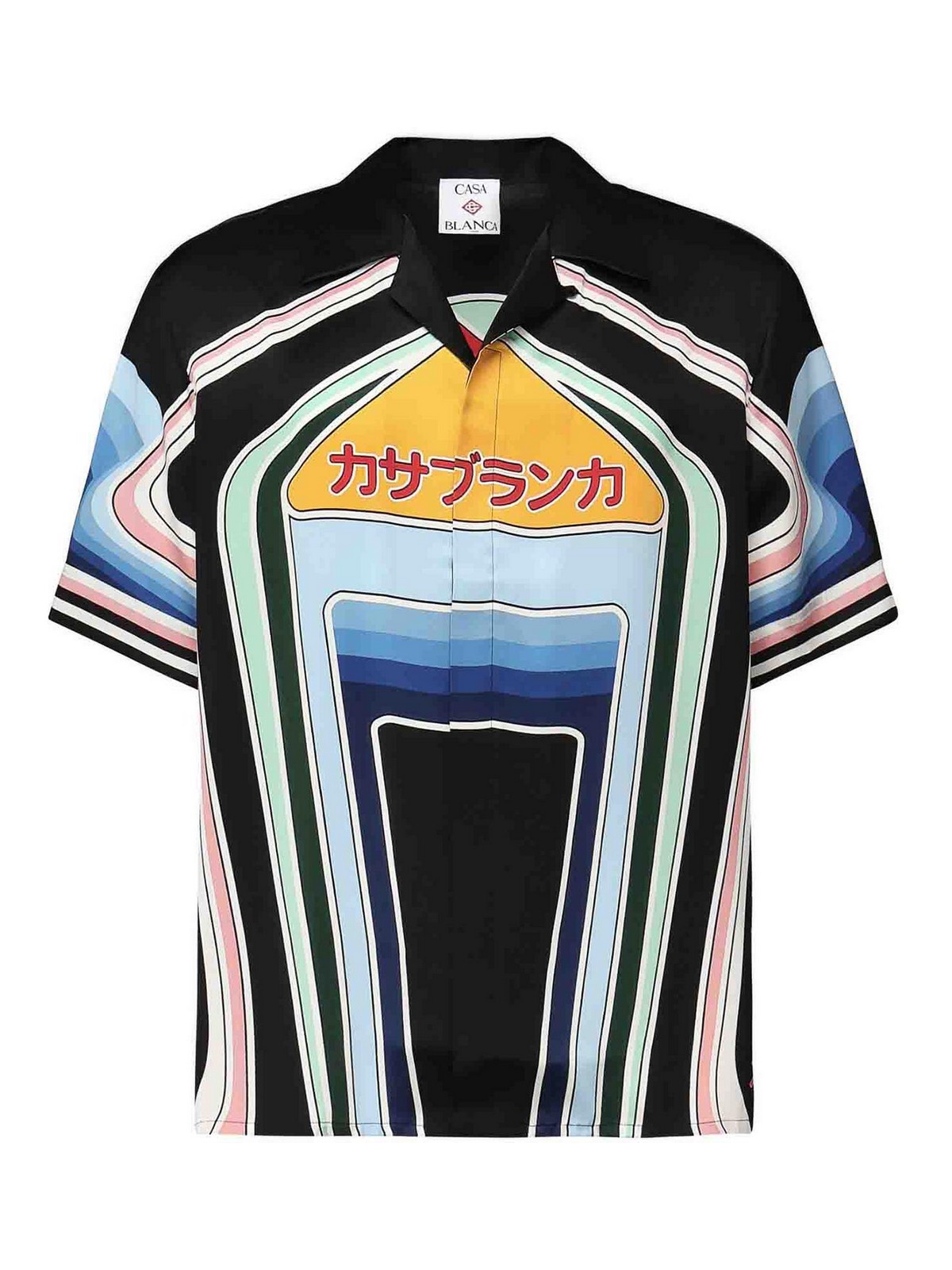 Graphic Mountain Silk Shirt MPF25SH00306 (Casablanca / シャツ・ブラウス ) | Casablanca (カサブランカ)