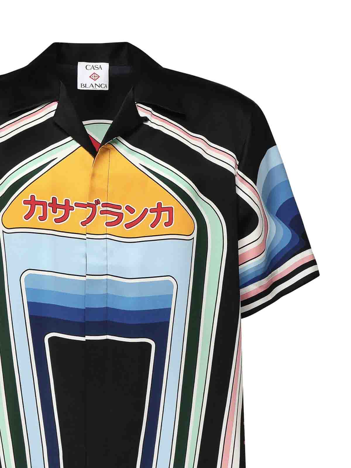 Graphic Mountain Silk Shirt MPF25SH00306 (Casablanca / シャツ・ブラウス ) | Casablanca (カサブランカ)(1)