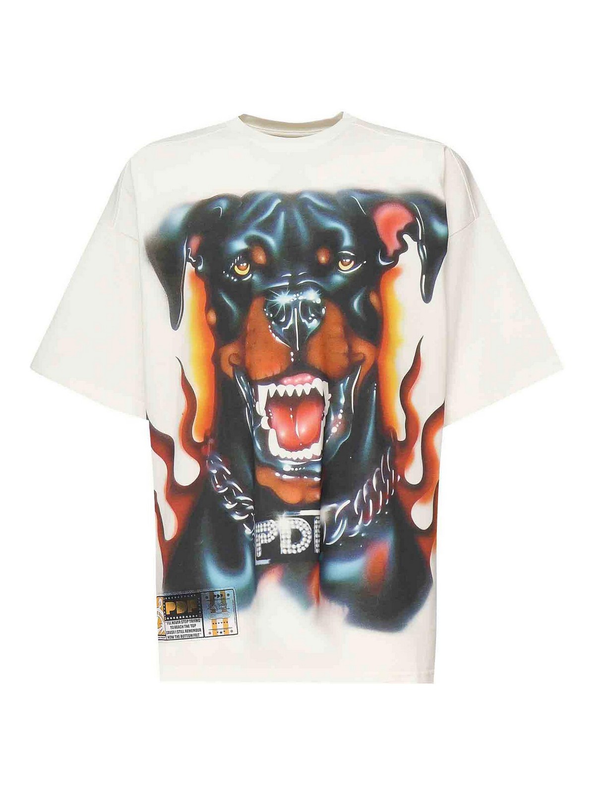 Printed T-Shirt DFM54029TJ110NOWASHWHDG (PDF / Tシャツ・カットソー ) | PDF (プロジェクト ドメニコ フォルミケッティ)