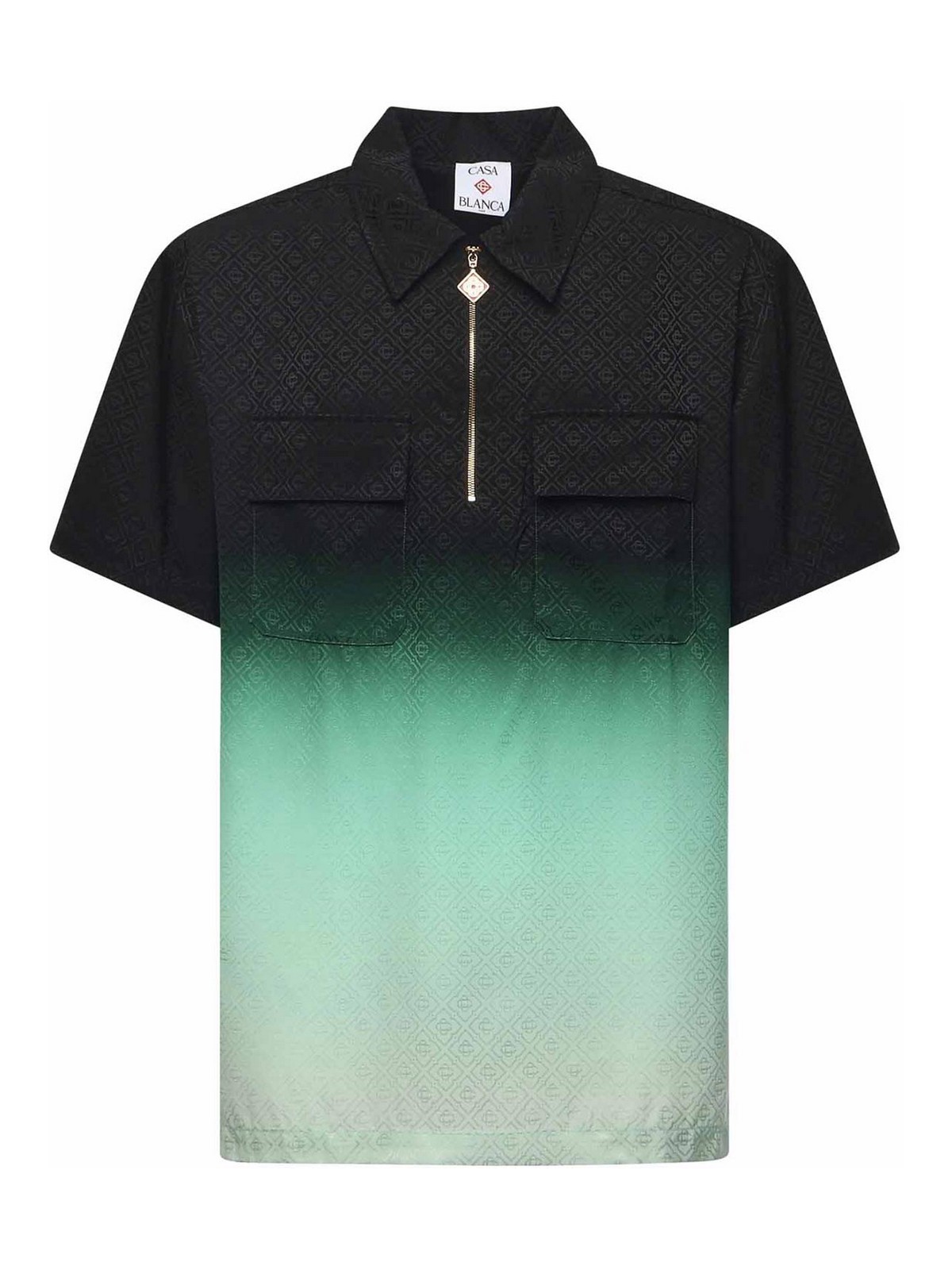 Shirt With All-Over Monogram Print MPF25SH19801 (Casablanca / シャツ・ブラウス ) | Casablanca (カサブランカ)