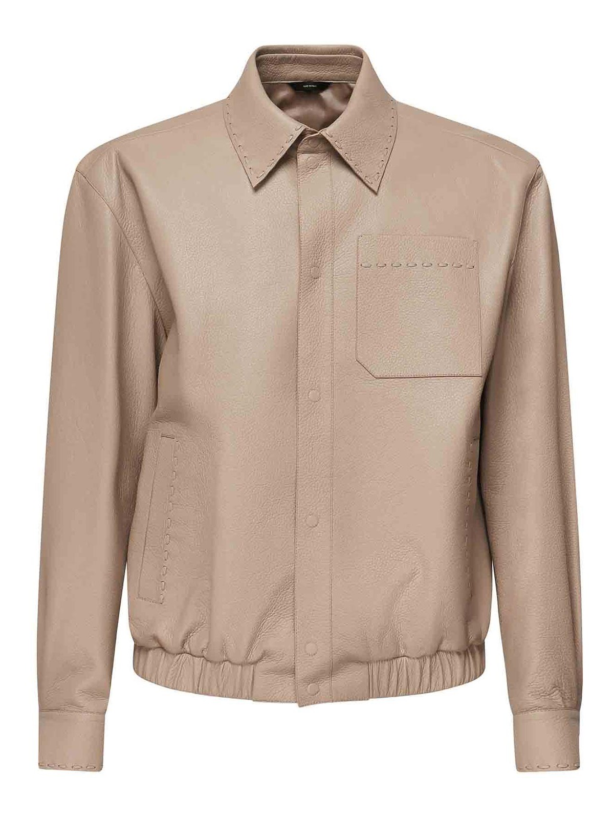 Selleria Leather Jacket FPJ884ATG3F0QB9 (FENDI / レザー&ファージャケット・コート ) | FENDI (フェンディ)