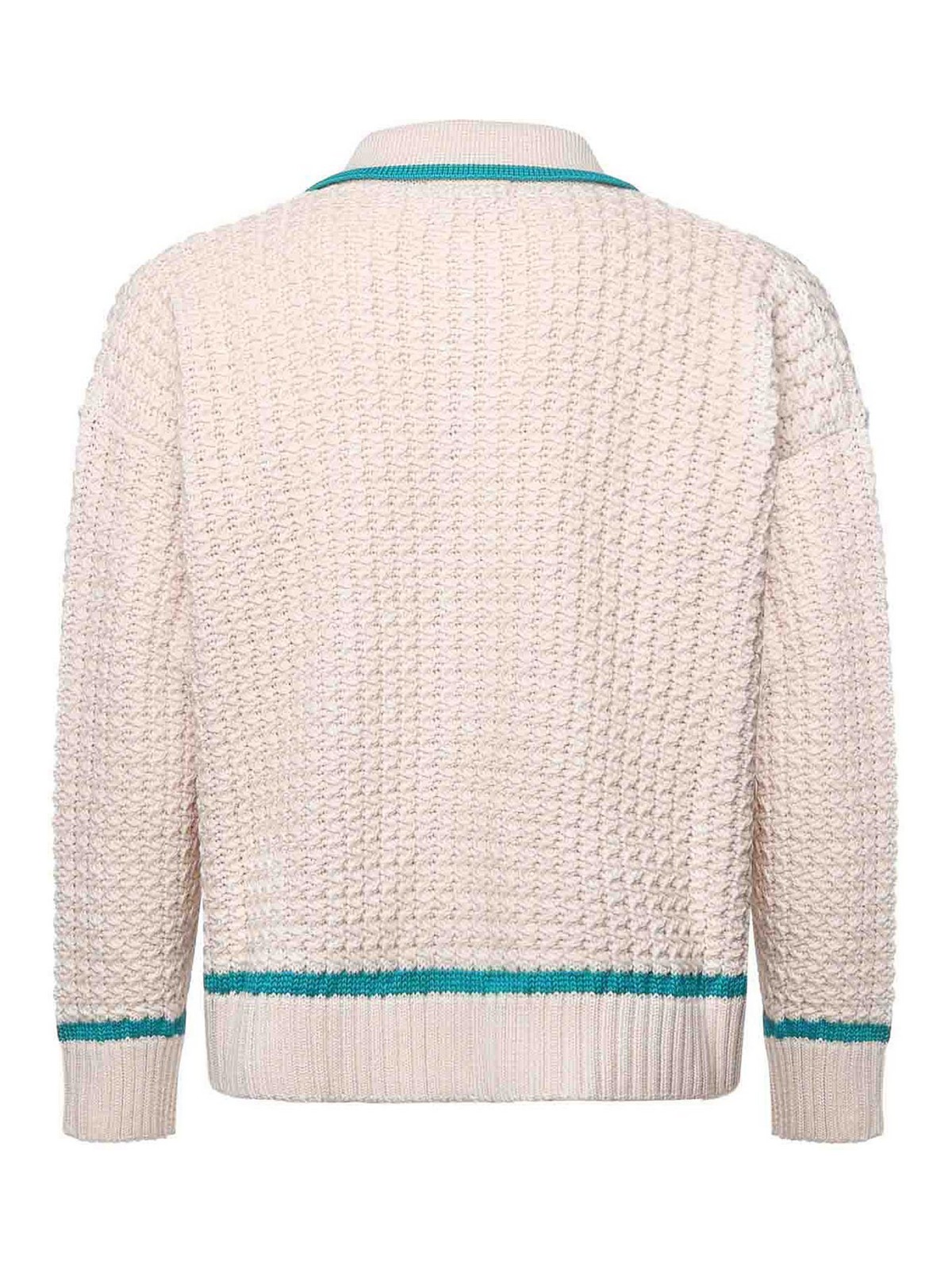 Zip-Up Knitted Jacket KN014BEI (BONSAI / カジュアルジャケット ) | BONSAI (ボンサイ)(2)