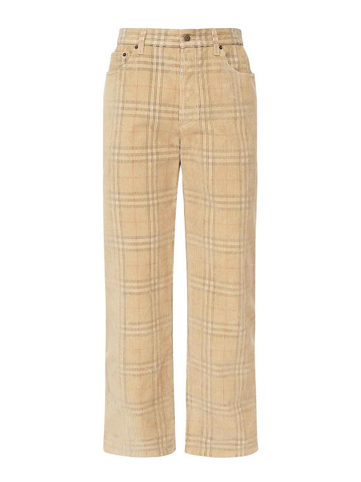 Check Cotton Trousers 8113484 (Burberry / パンツ ) | Burberry (バーバリー)