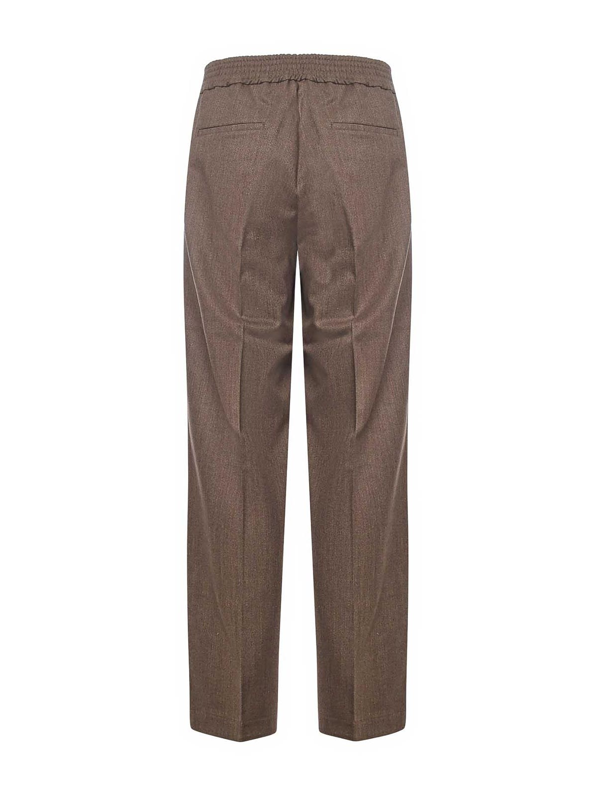 Wool Blend Trousers With Pleats PT005V2BRW (BONSAI / パンツ ) | BONSAI (ボンサイ)(2)