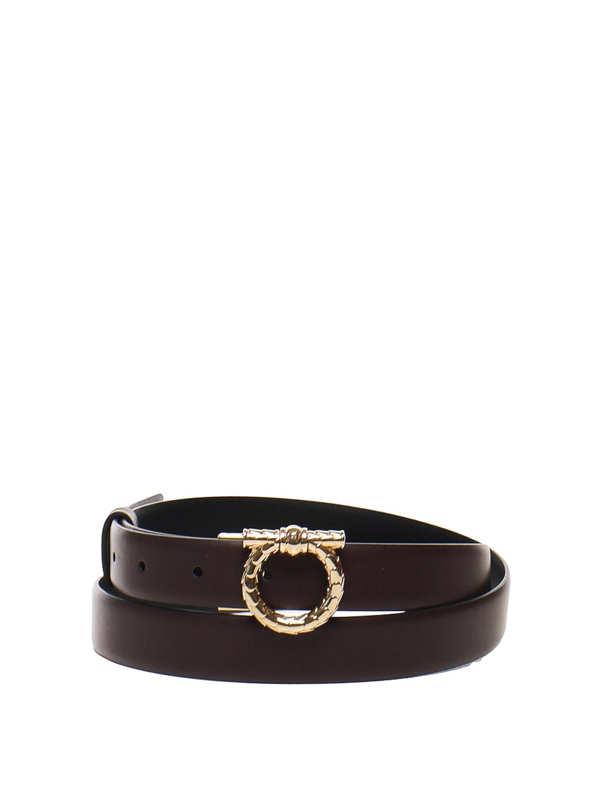 Leather Gancini Belt 230372780477003 (FERRAGAMO / ベルト・サスペンダー ) | FERRAGAMO (フェラガモ)