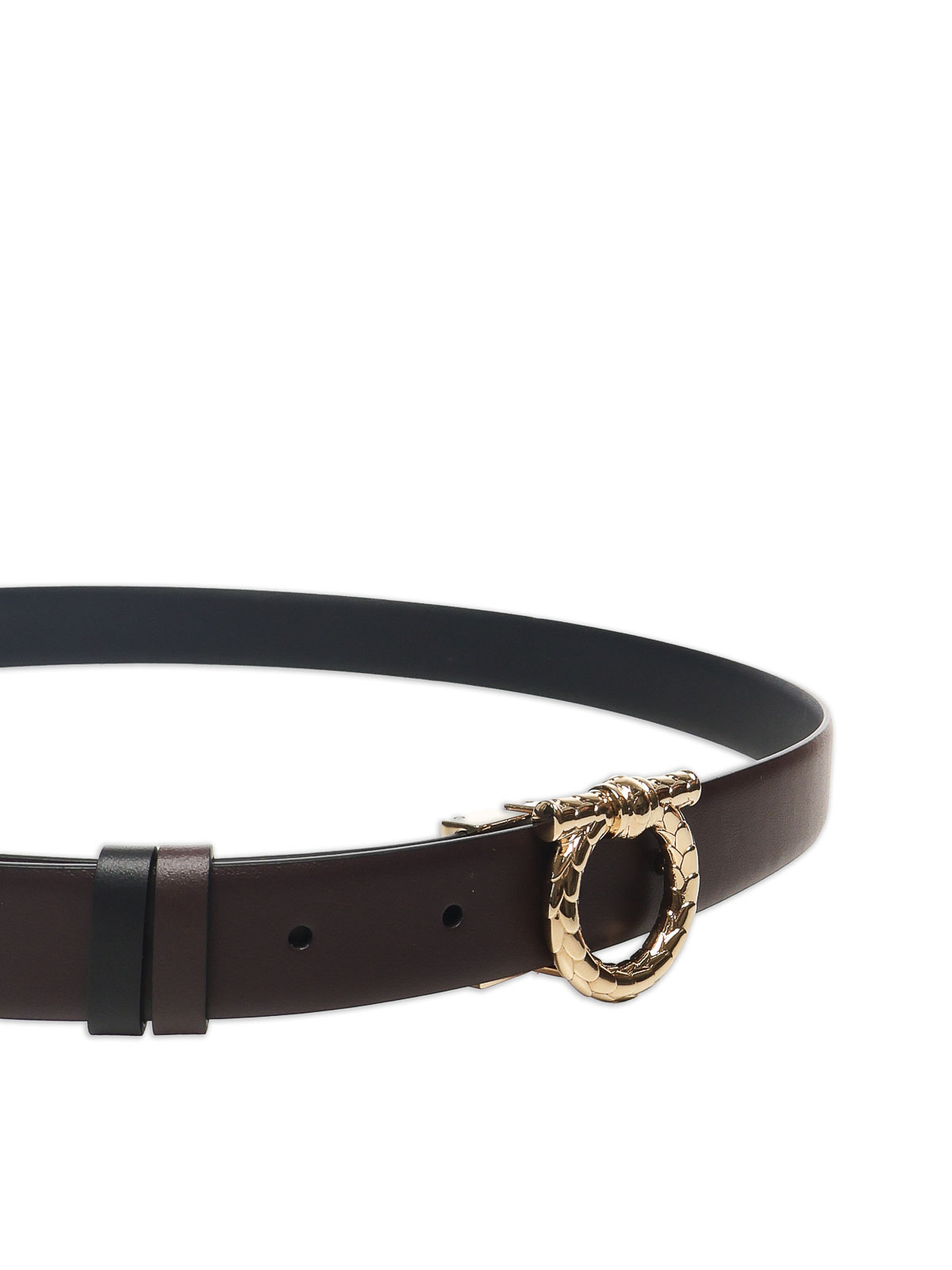 Leather Gancini Belt 230372780477003 (FERRAGAMO / ベルト・サスペンダー ) | FERRAGAMO (フェラガモ)(1)