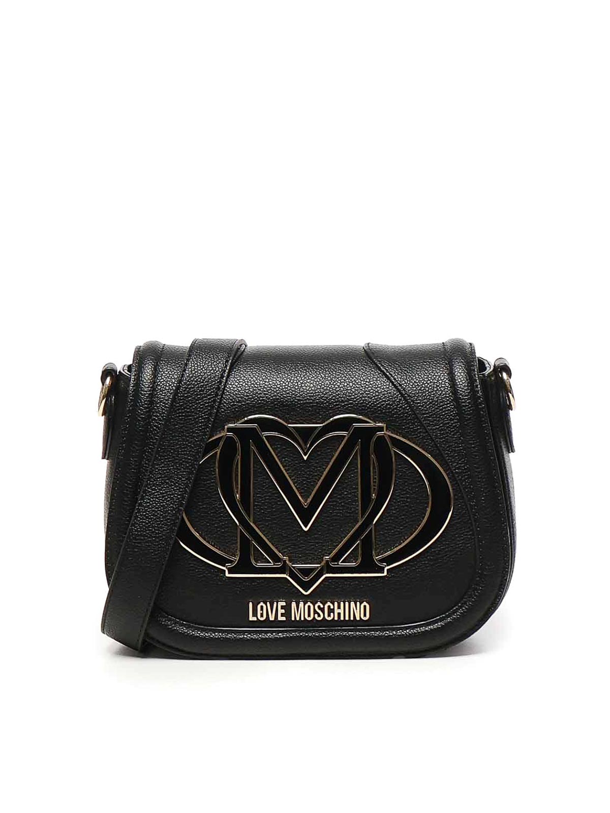 Shoulder Bag With Maxi Logo JC4007PP1NLG0000 (LOVE MOSCHINO / ハンドバッグ・ショルダーバッグ ) | LOVE MOSCHINO (ラブ モスキーノ)