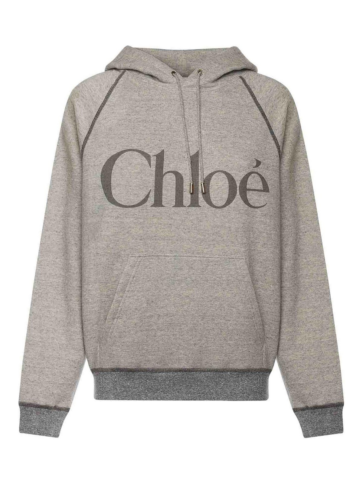 Cotton-Blend Fleece Logo Sweatshirt CHC25AJH10179060 (Chloé / スウェット・フーディー ) | Chloé (クロエ)