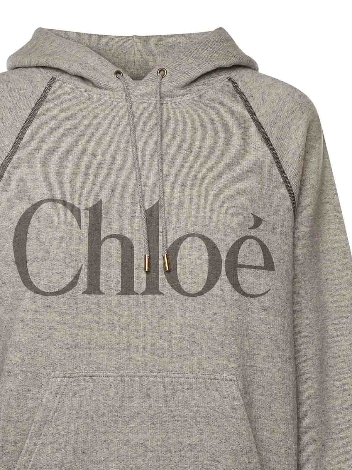 Cotton-Blend Fleece Logo Sweatshirt CHC25AJH10179060 (Chloé / スウェット・フーディー ) | Chloé (クロエ)(1)