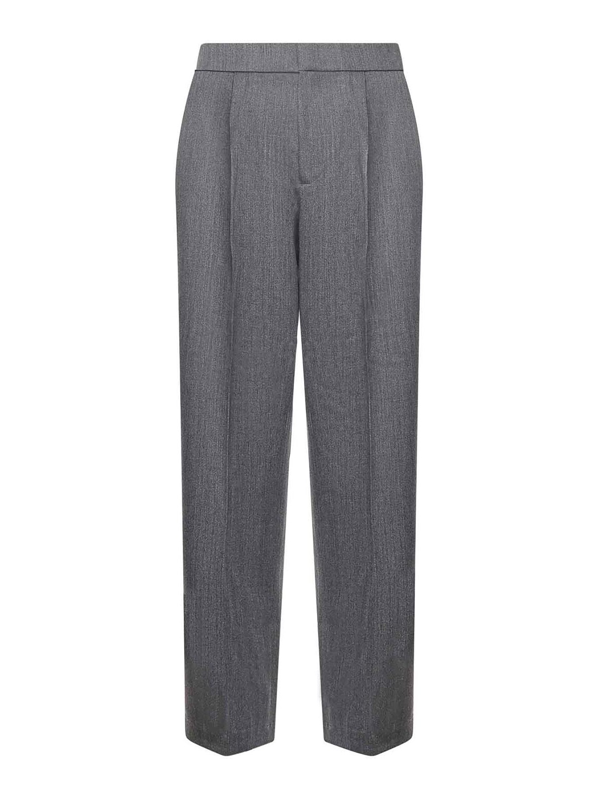 Wool Blend Trousers With Pleats PT005V2GRY (BONSAI / パンツ ) | BONSAI (ボンサイ)