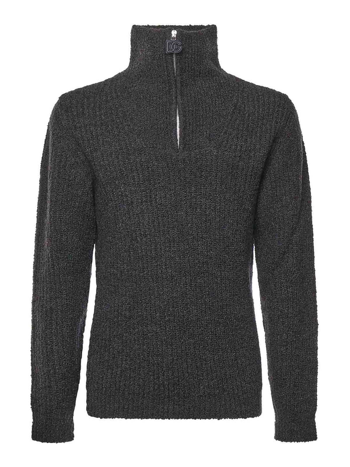High-Neck Zip-Up Sweater GXW66TJAMEWN0542 (Dolce & Gabbana / ニット・セーター・カーディガン ) | Dolce & Gabbana (ドルチェガッバーナ)