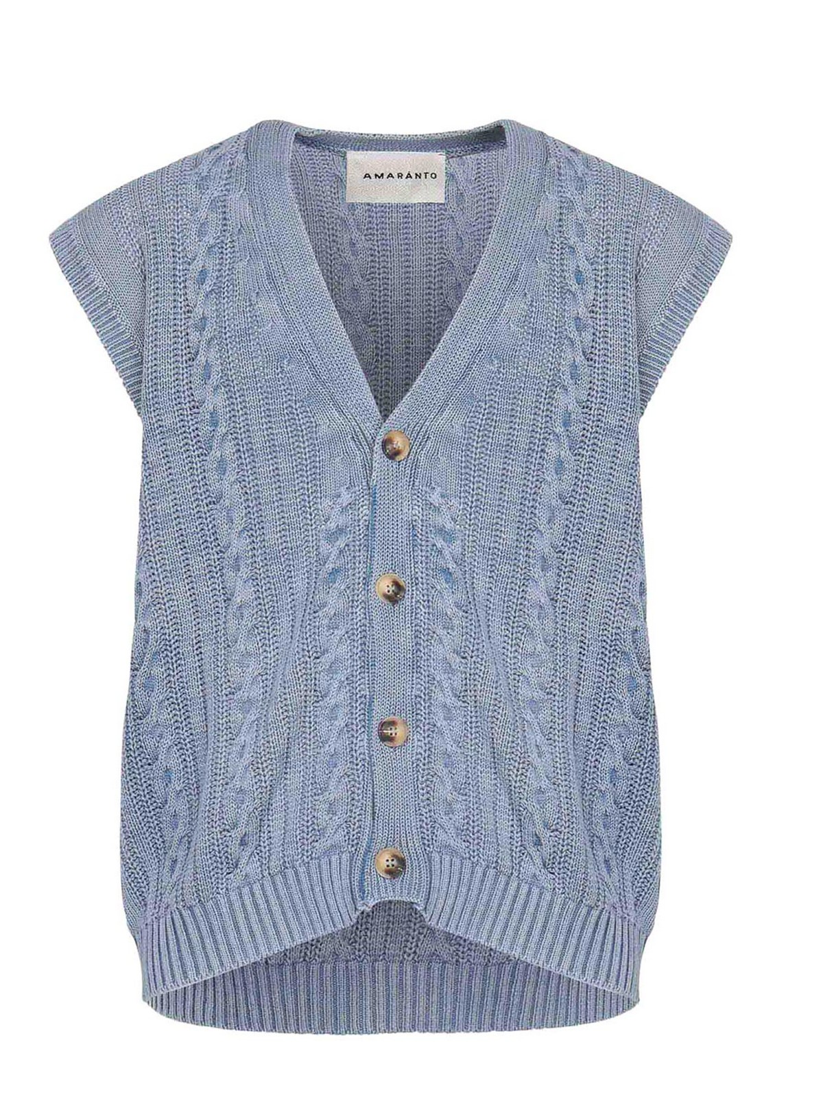 Cotton Vest B9D003886M (AMARÁNTO / ベスト ) | AMARÁNTO (アマラント)