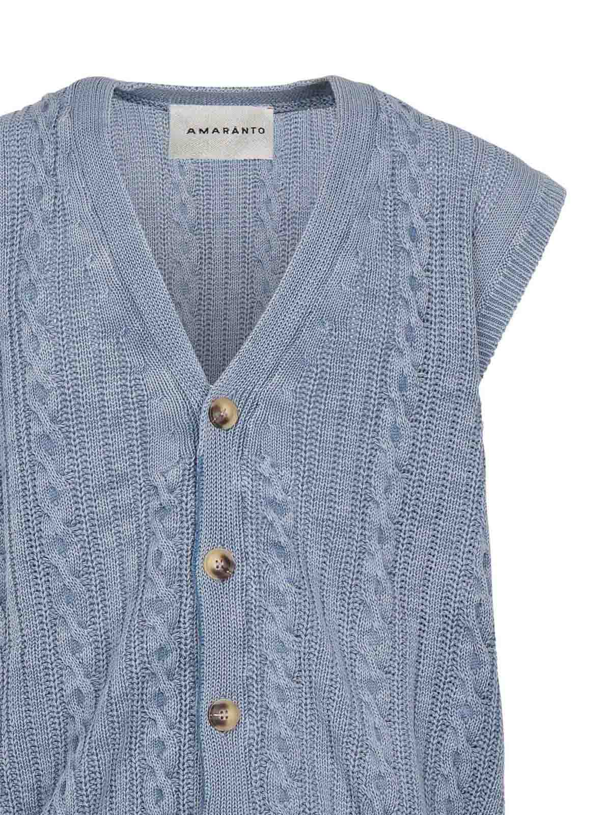 Cotton Vest B9D003886M (AMARÁNTO / ベスト ) | AMARÁNTO (アマラント)(1)