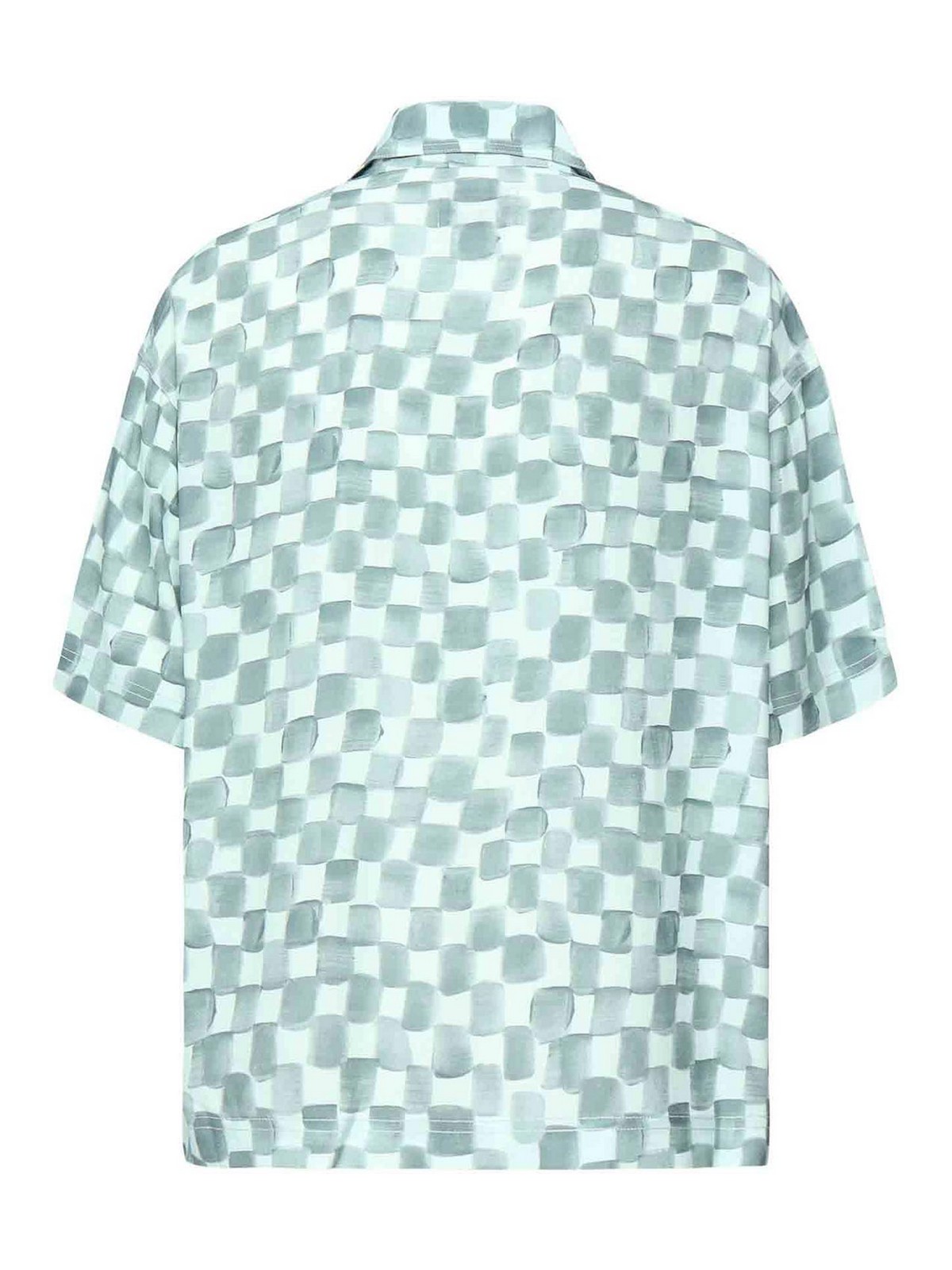 Watercolor Cropped Shirt SH002004BLUCLR (BONSAI / シャツ・ブラウス ) | BONSAI (ボンサイ)(2)