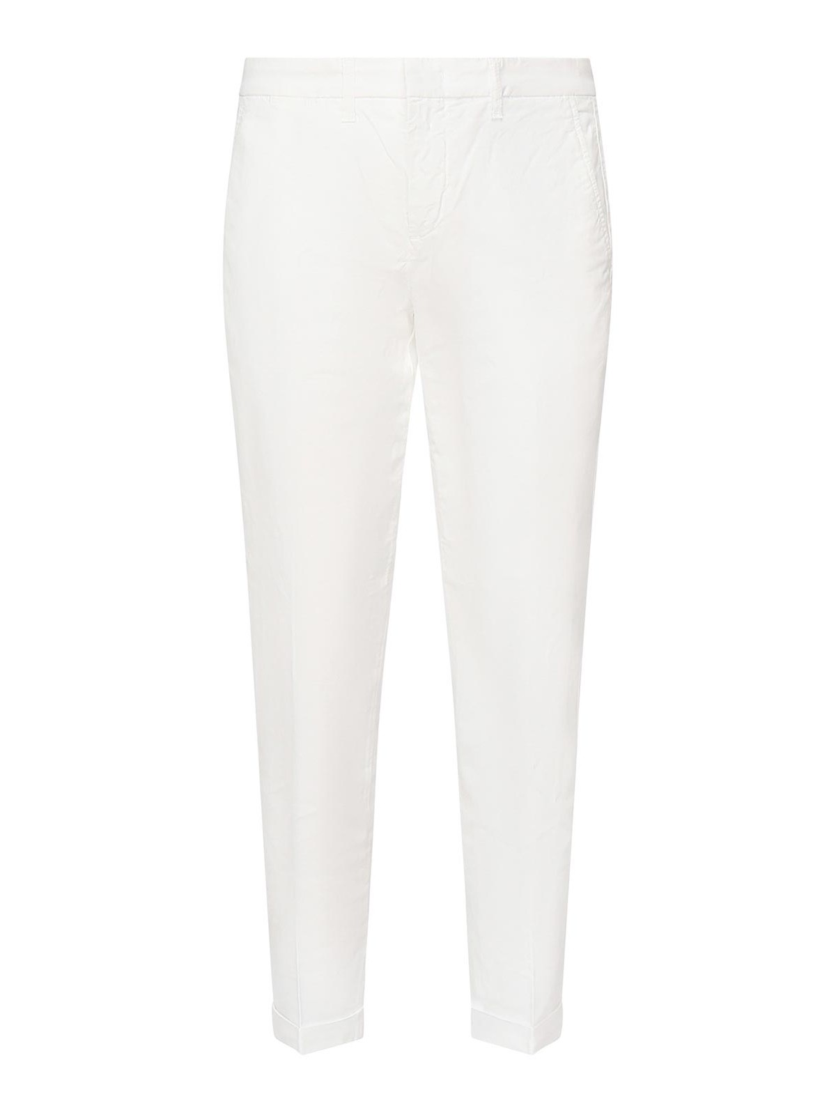 Capri Pants In Cotton Gabardine NTM8650187GURB001 (Fay / パンツ ) | Fay (フェイ)