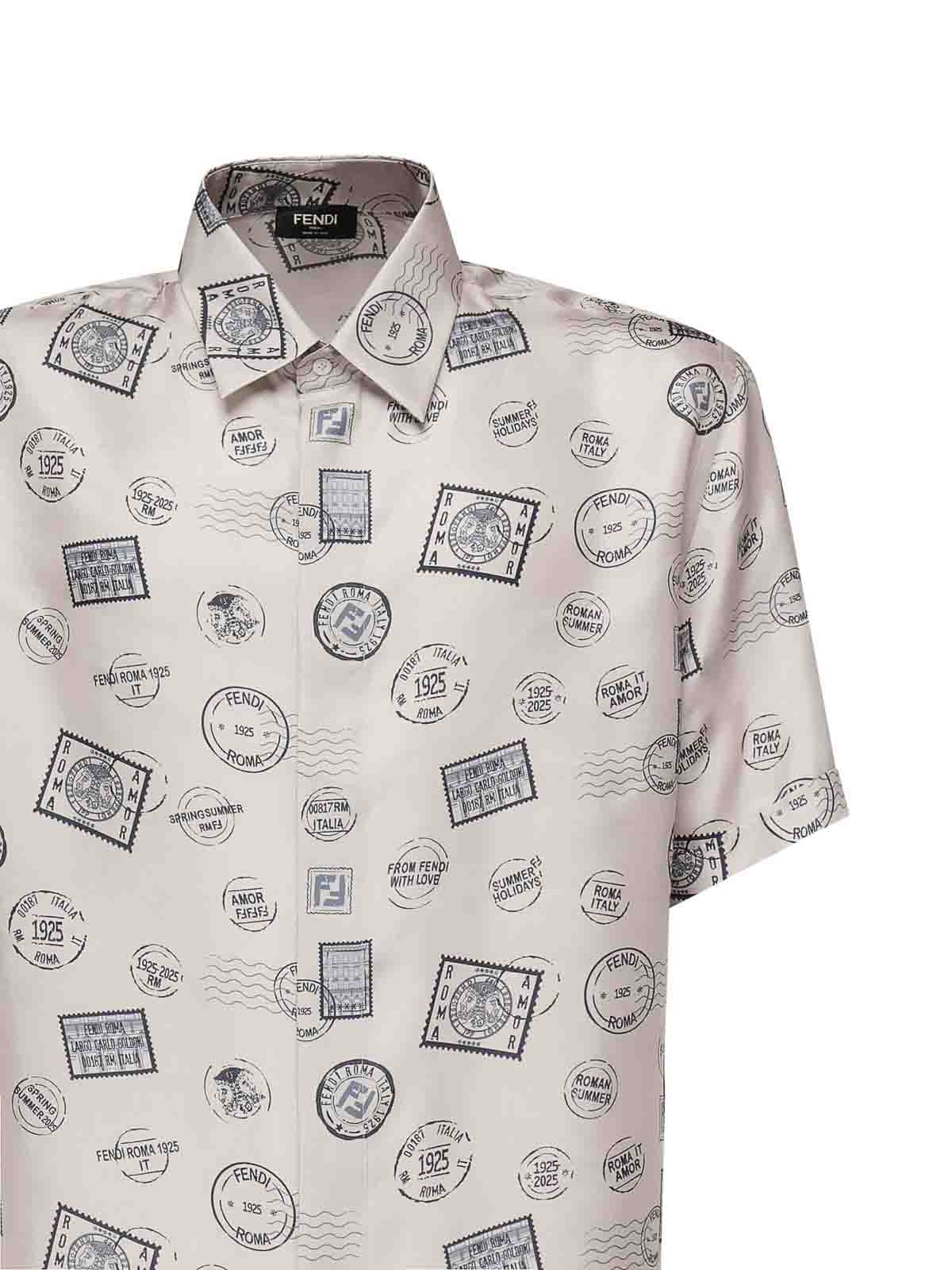 Printed Silk Shirt FS0795AUVPF0YPK (FENDI / シャツ・ブラウス ) | FENDI (フェンディ)(1)