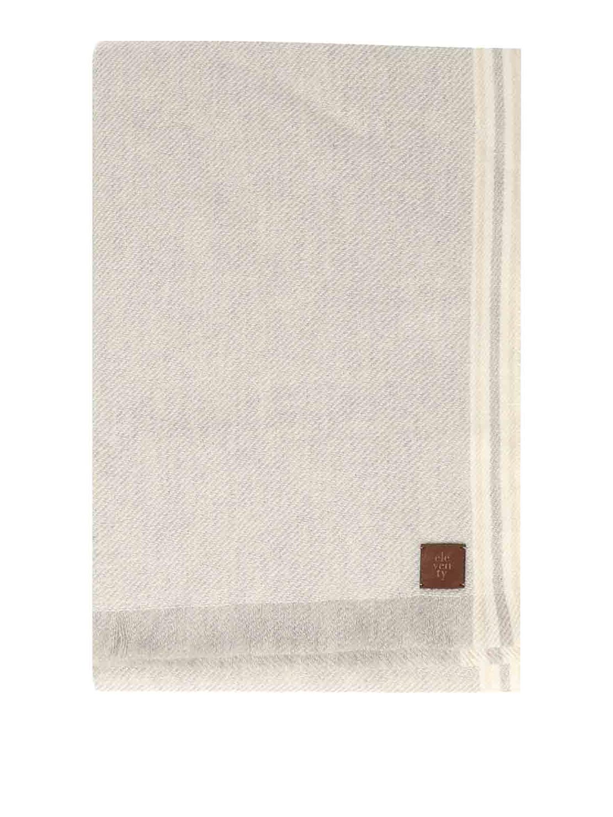 Wool Scarf With Logo L77SCIL11TES0L1711302 (eleventy / スカーフ・マフラー ) | eleventy (イレブンティ)