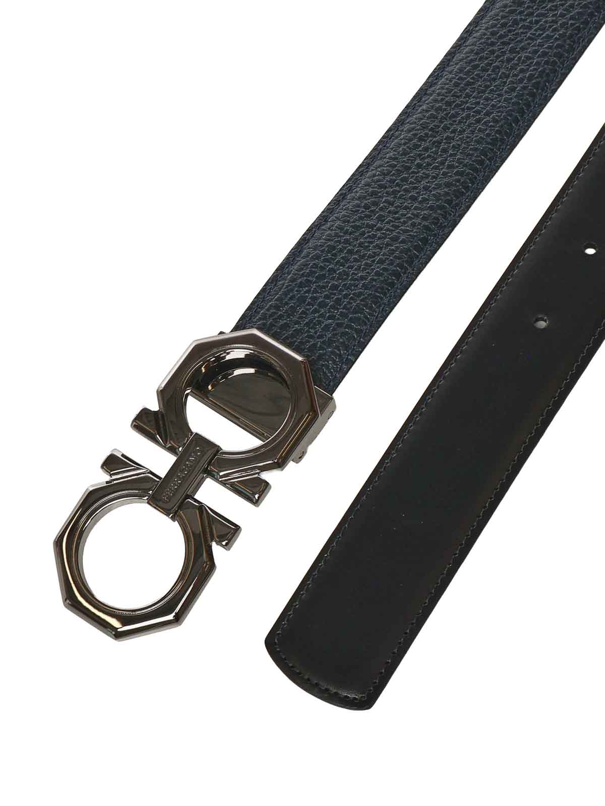 Leather Gancini Belt 670266765787006 (FERRAGAMO / ベルト・サスペンダー ) | FERRAGAMO (フェラガモ)(2)