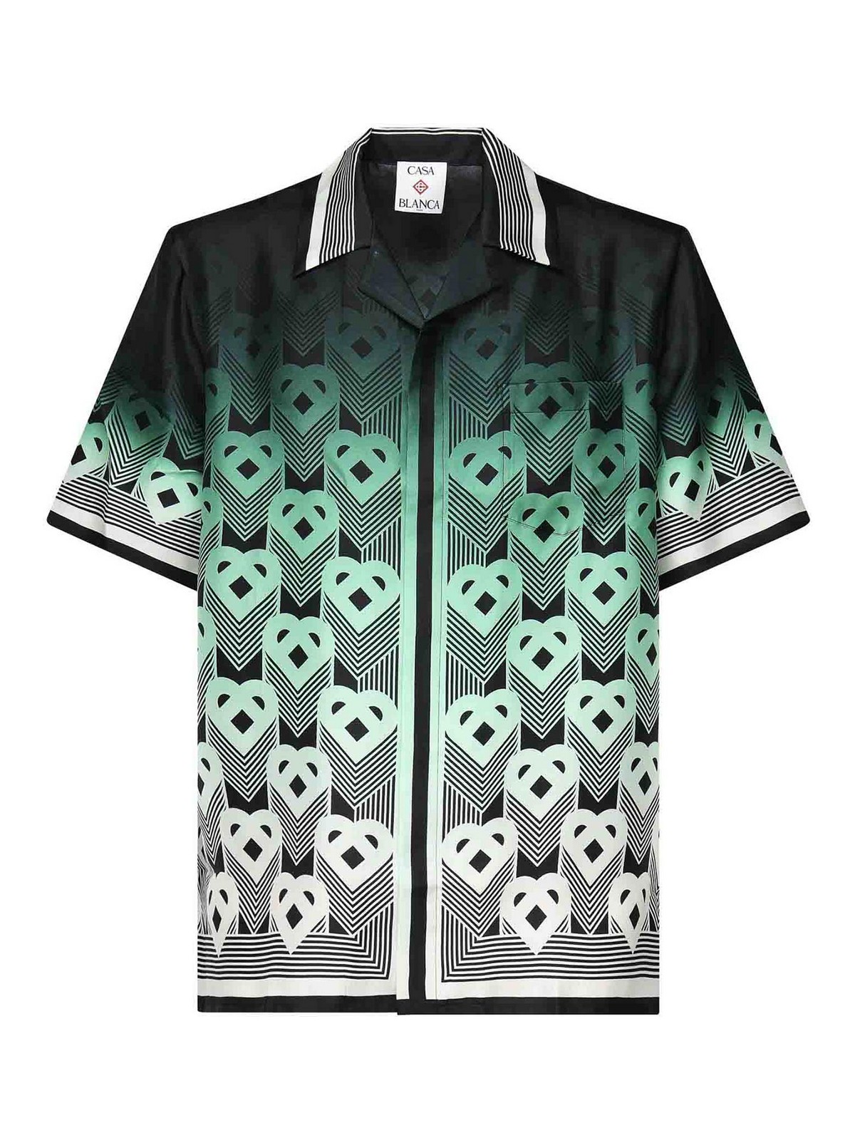 Shaded Silk Monogram Shirt MPF25SH00304 (Casablanca / シャツ・ブラウス ) | Casablanca (カサブランカ)