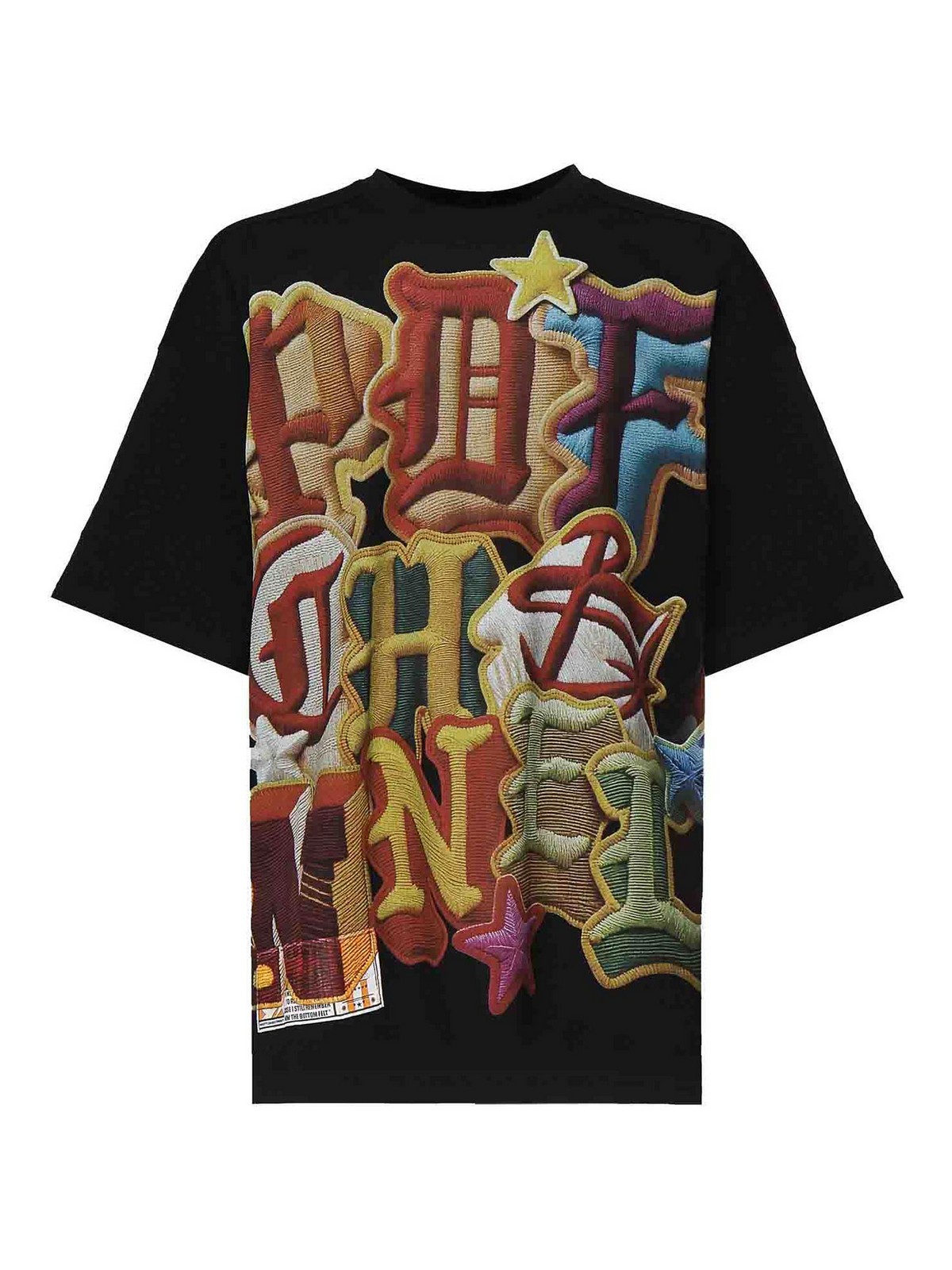 Printed T-Shirt DFM54029TJ110NOWASHBKPC (PDF / Tシャツ・カットソー ) | PDF (プロジェクト ドメニコ フォルミケッティ)