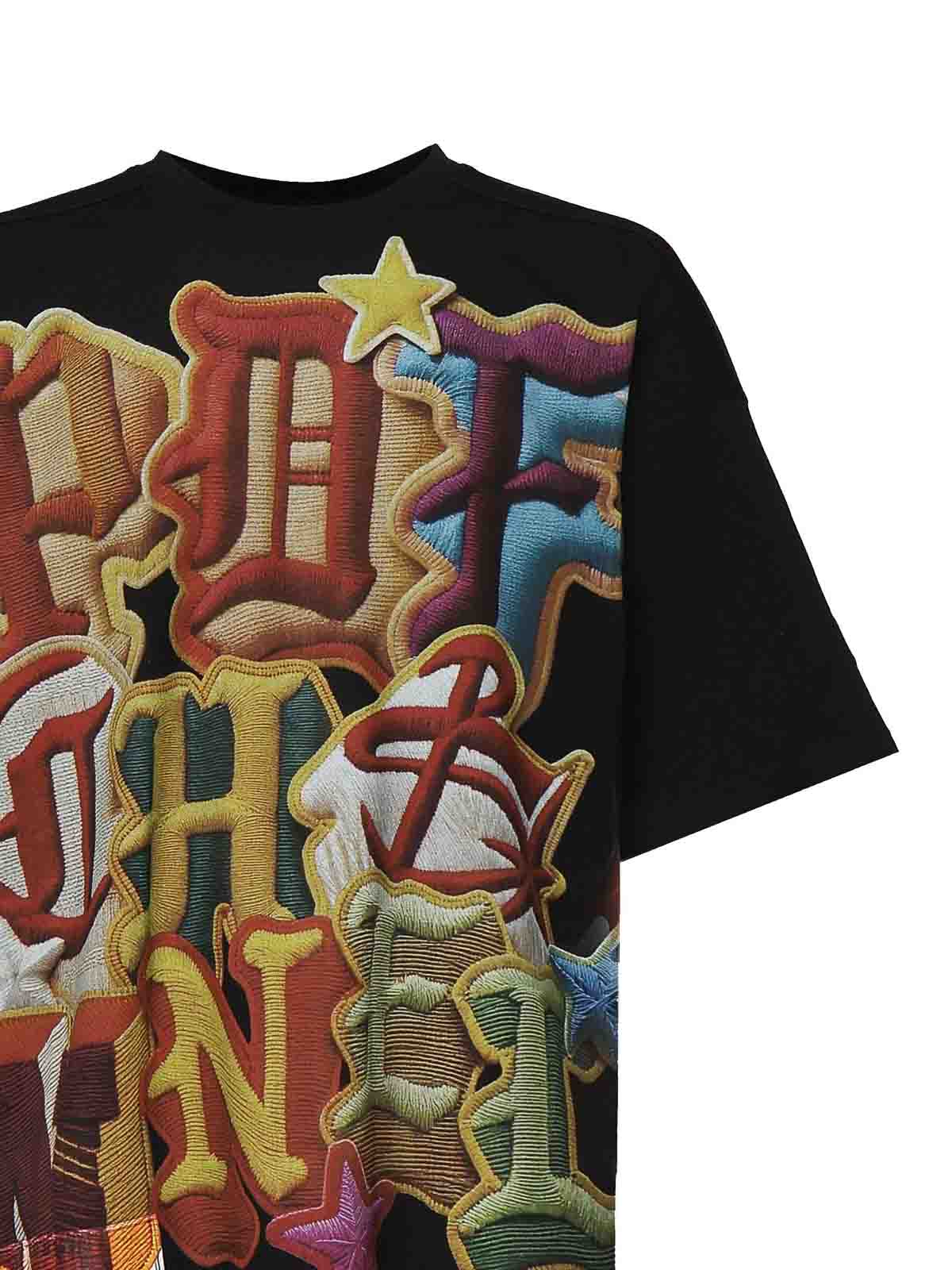 Printed T-Shirt DFM54029TJ110NOWASHBKPC (PDF / Tシャツ・カットソー ) | PDF (プロジェクト ドメニコ フォルミケッティ)(1)