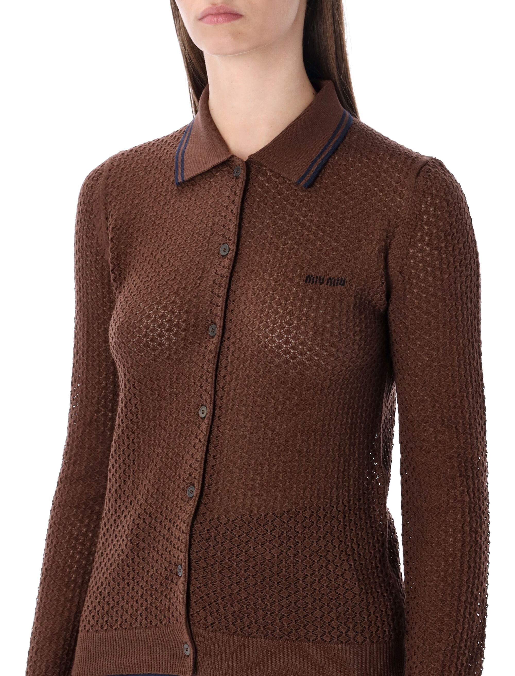 Miu Miu Sweaters MMF97017NLF0324 (MIU MIU / ニット・セーター・カーディガン ) | MIU MIU (ミュウミュウ)(2)