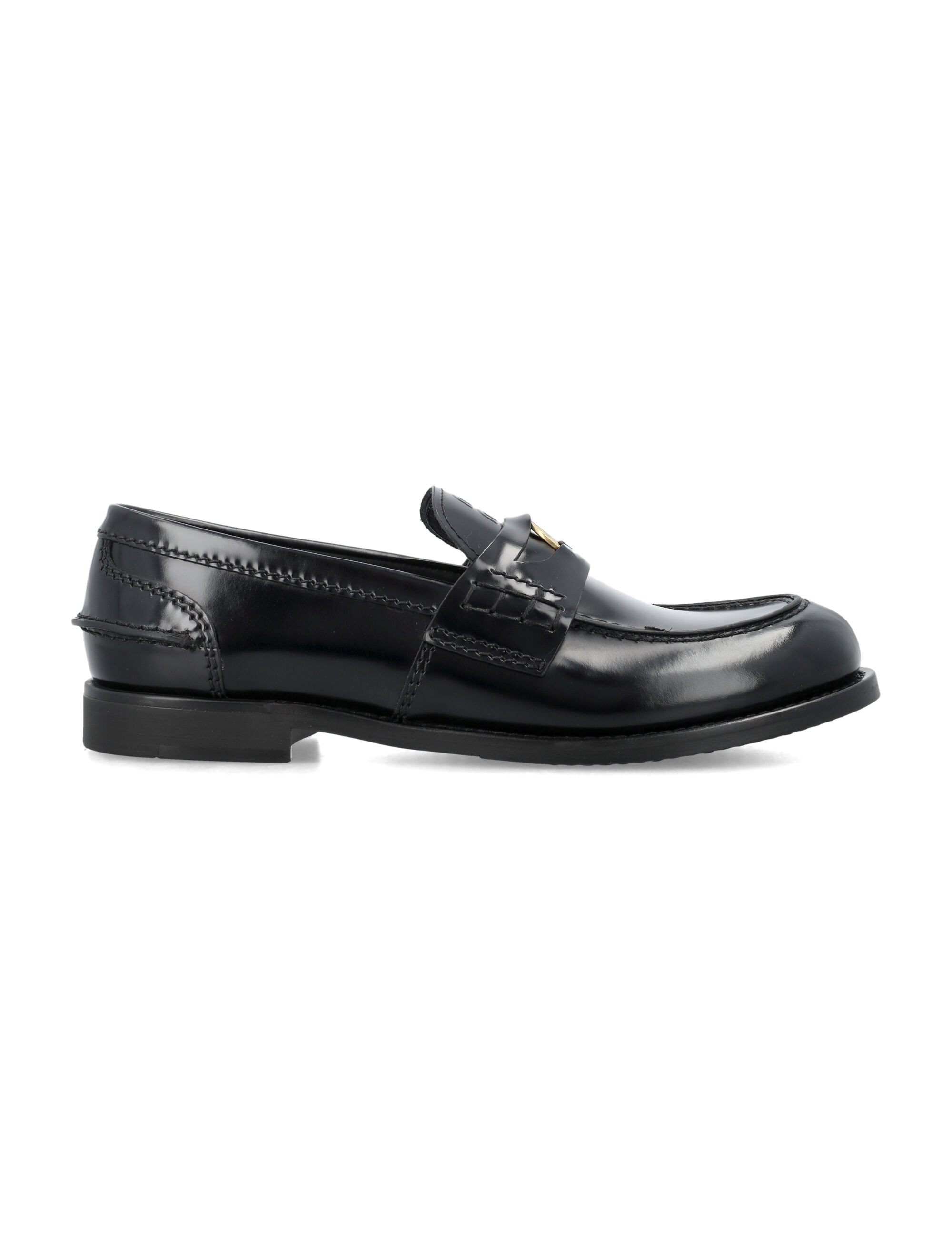 Miu Miu Flat shoes Black 5D773DULXF0002 (MIU MIU / ローファー ) | MIU MIU (ミュウミュウ)