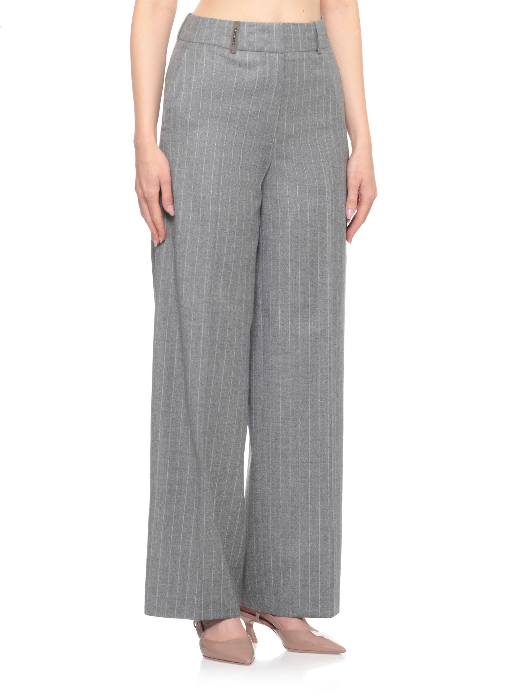 Peserico Trousers Grey P0433503362971 (PESERICO / パンツ ) | PESERICO (ペセリコ)(1)