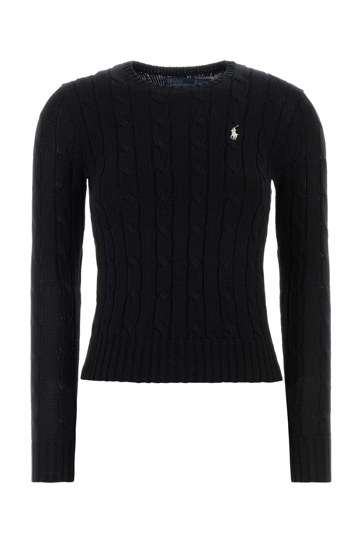 Black cotton sweater 211971869006 (Polo Ralph Lauren / ニット・セーター・カーディガン ) | Polo Ralph Lauren (ポロ ラルフ ローレン)