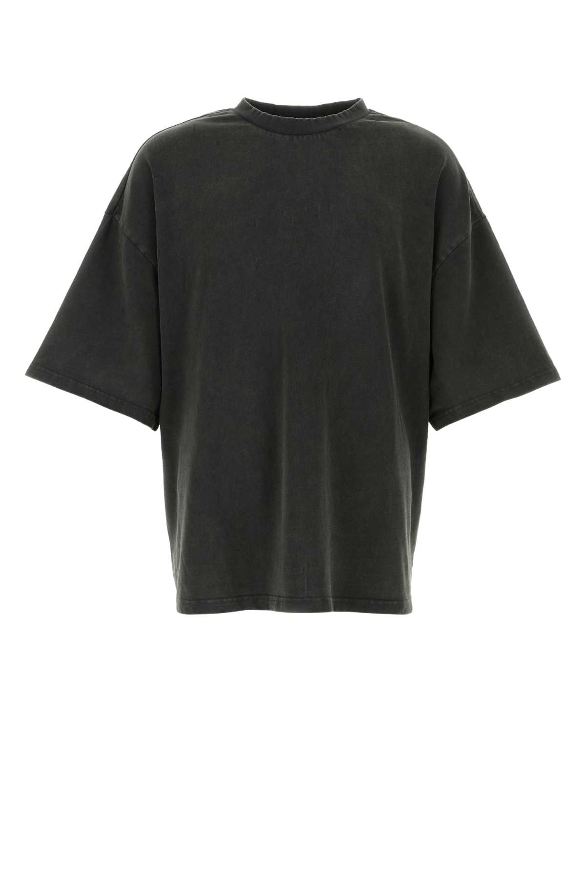 Graphite cotton oversize t-shirt UNU252033WBWASHEDBLACK (entire studios / Tシャツ・カットソー ) | entire studios (エンタイア スタジオ)