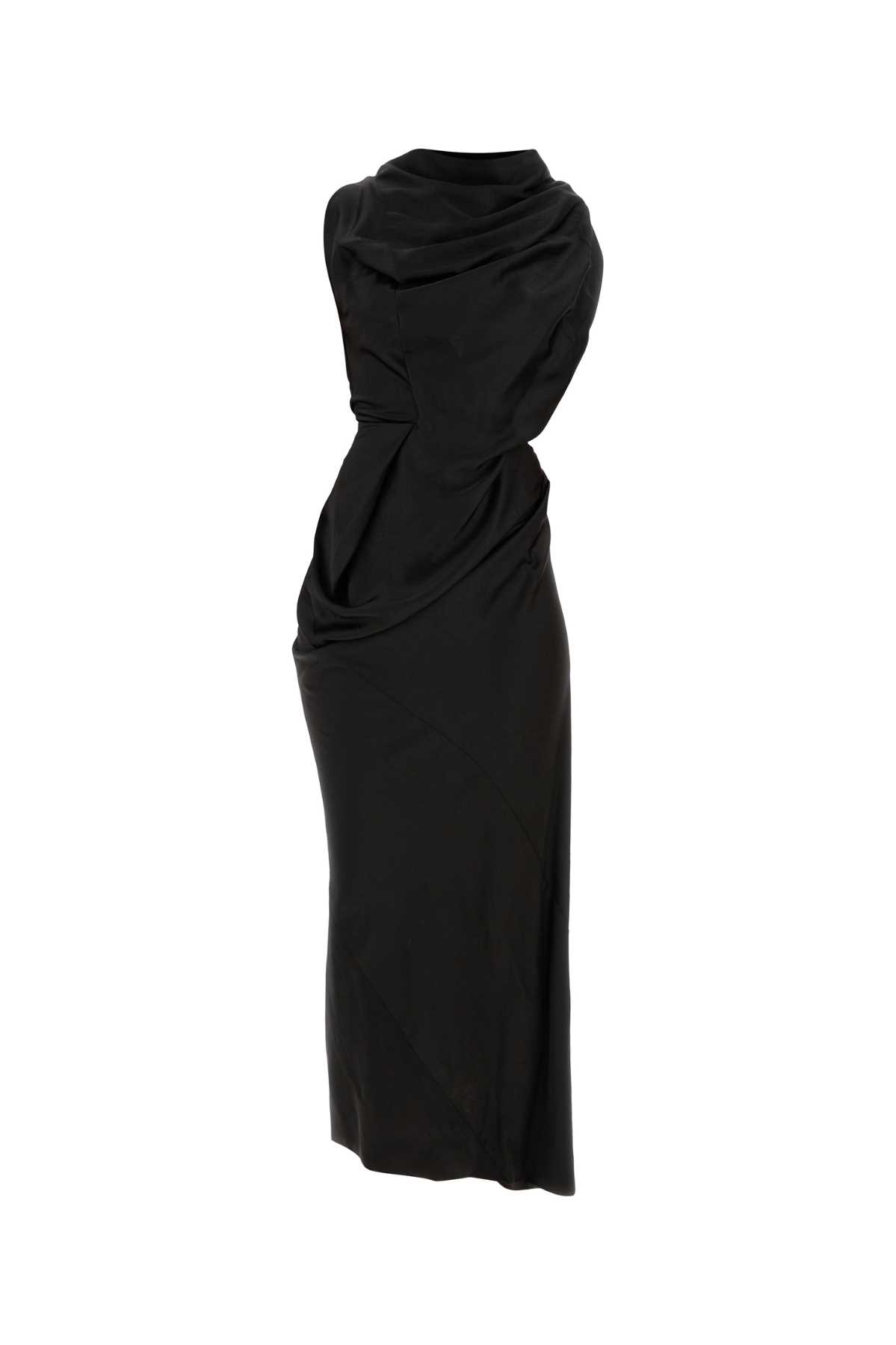 Black satin dress 110103A5W01ADN401 (Vivienne Westwood / ワンピース・ドレス・オールインワン ) | Vivienne Westwood (ヴィヴィアン・ウェストウッド)