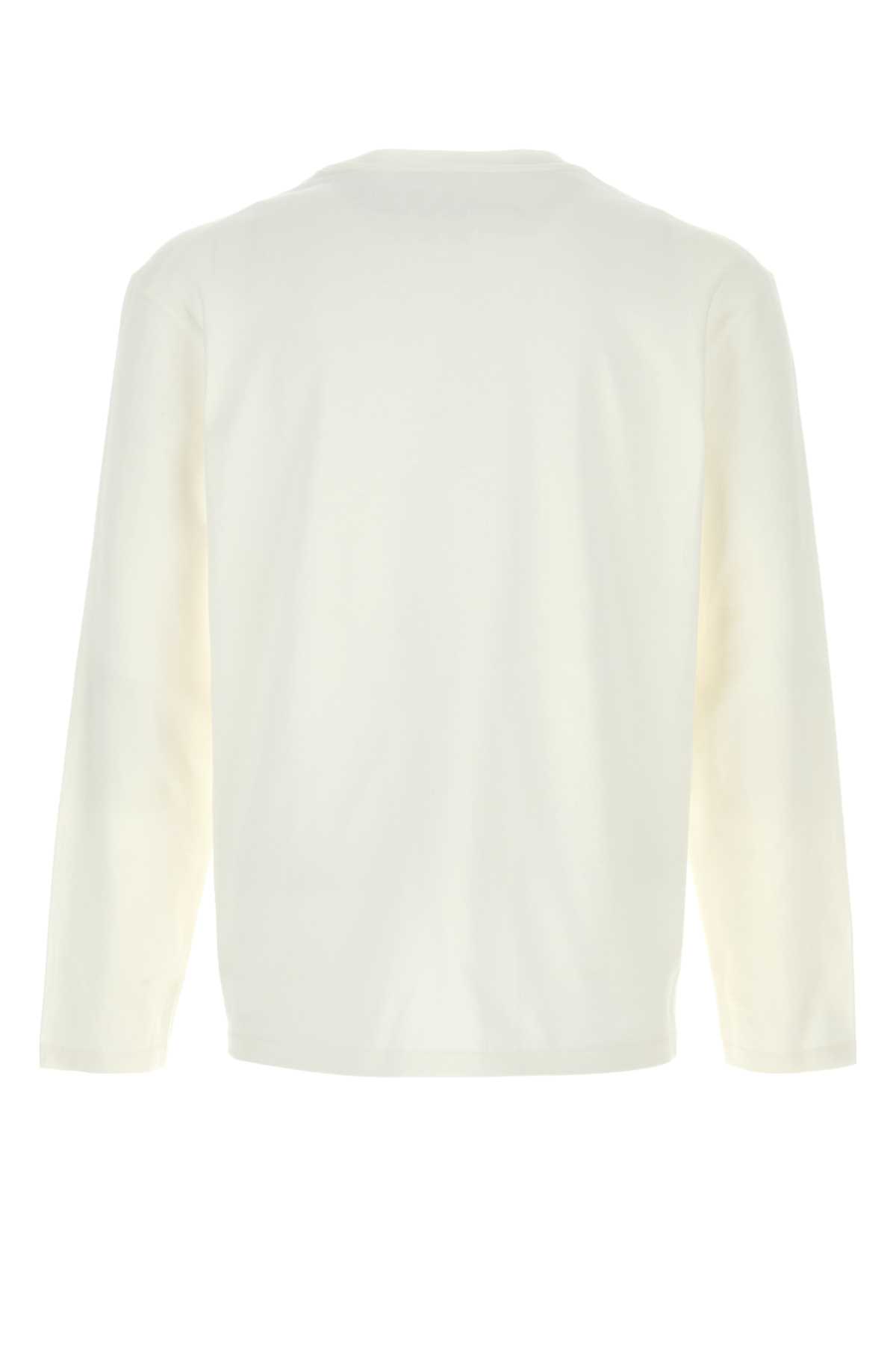 White cotton t-shirt J22GC0236J20103102 (Jil Sander / Tシャツ・カットソー ) | Jil Sander (ジルサンダー)(1)