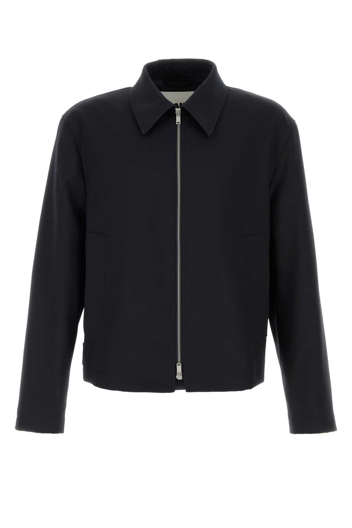 Midnight blue gabardine jacket J22SW0094J70001402 (Jil Sander / カジュアルジャケット ) | Jil Sander (ジルサンダー)