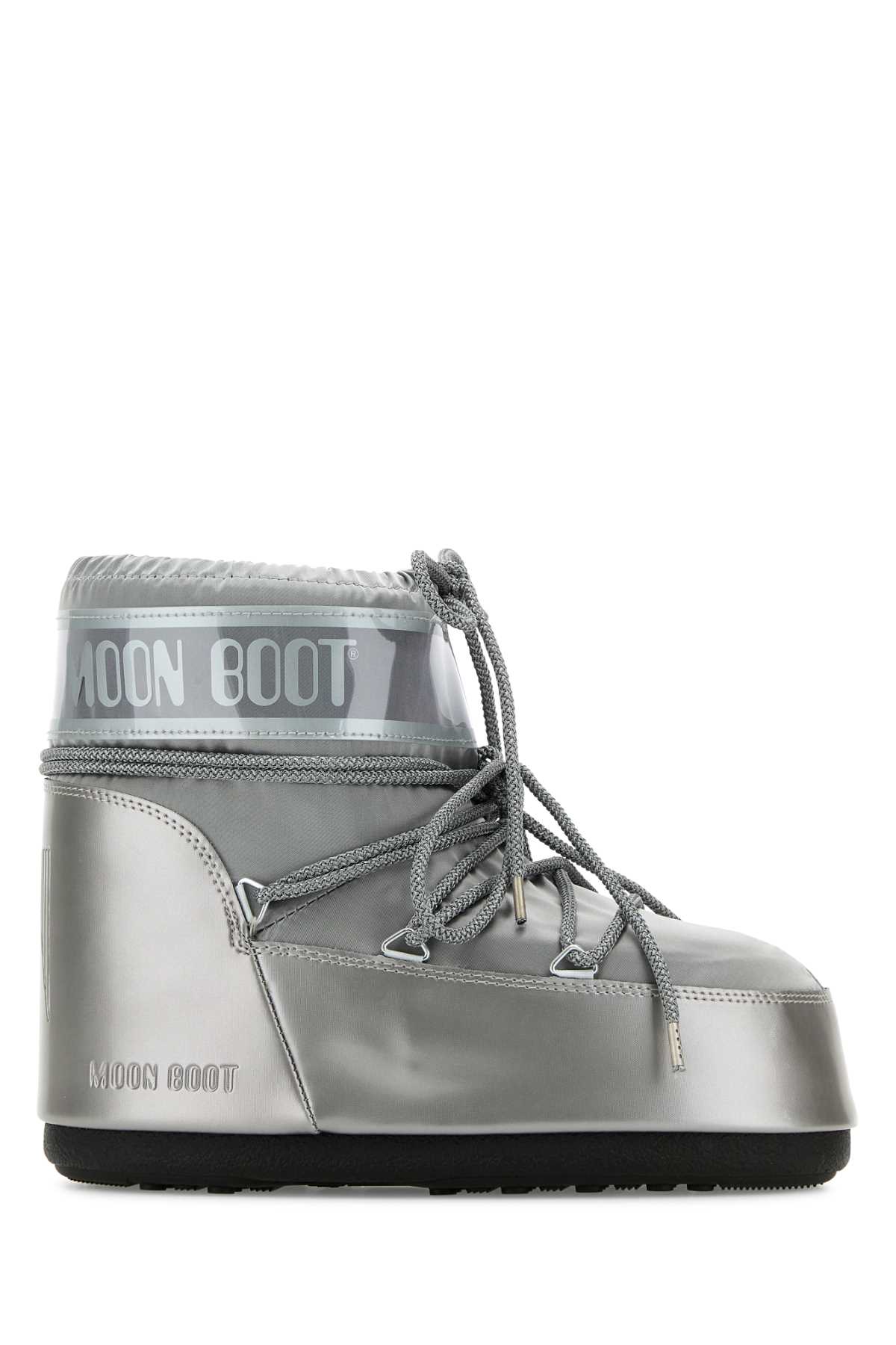 Silver satin Icon Low ankle boots 1409350H001 (MOON BOOT / ブーツ ) | MOON BOOT (ムーンブーツ)