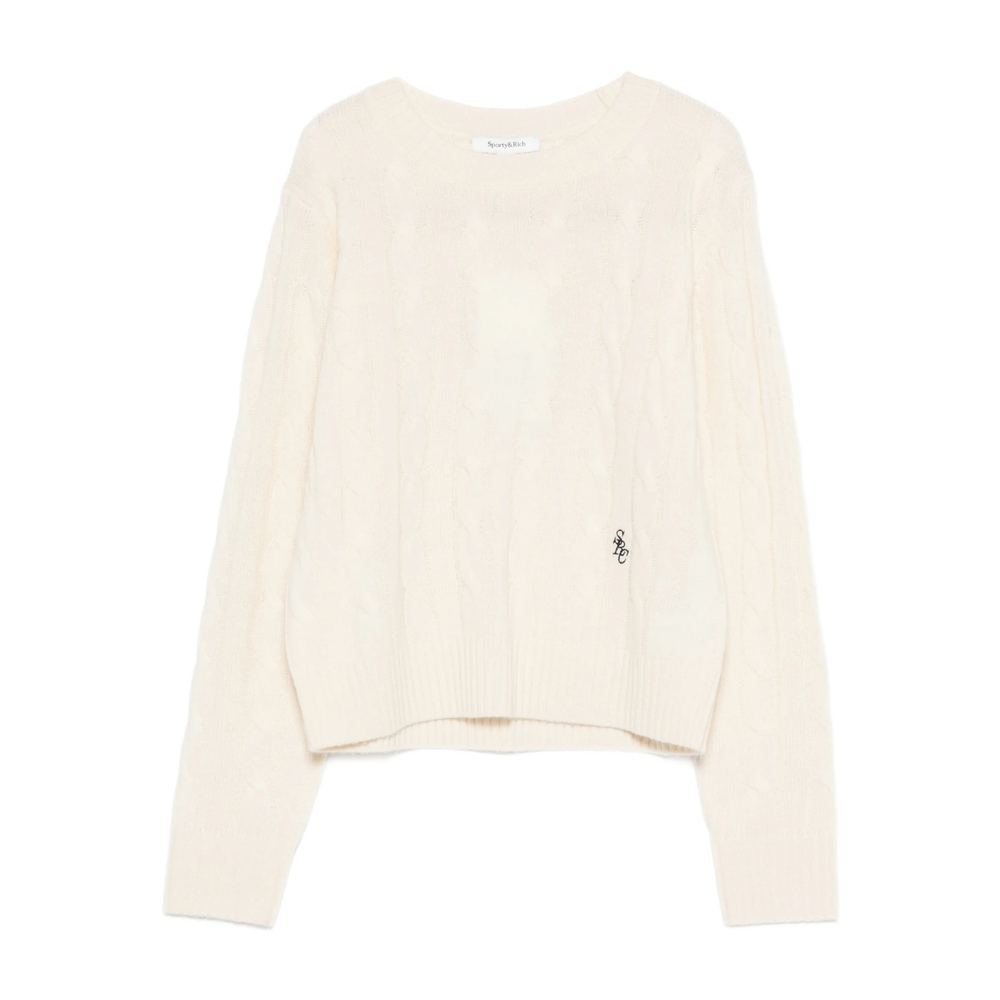 Sweater Sporty & Rich WS06665302WHECRU (Sporty & Rich / ニット・セーター・カーディガン ) | Sporty & Rich (スポーティアンドリッチ)