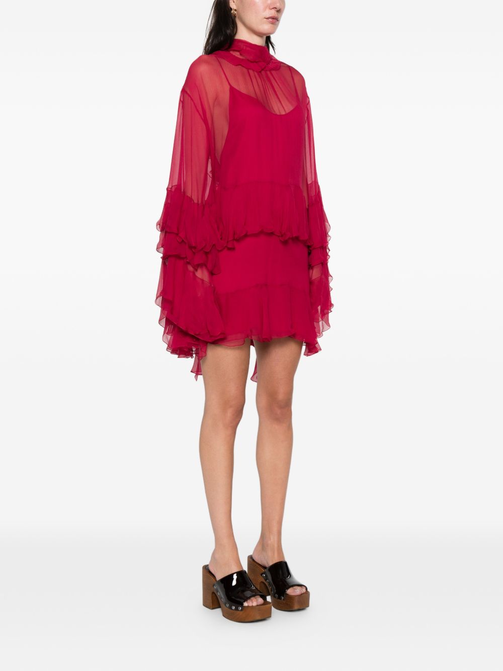 Chloè Dresses Red CH26SRO520016AZ (Chloé / ワンピース・ドレス・オールインワン ) | Chloé (クロエ)(2)
