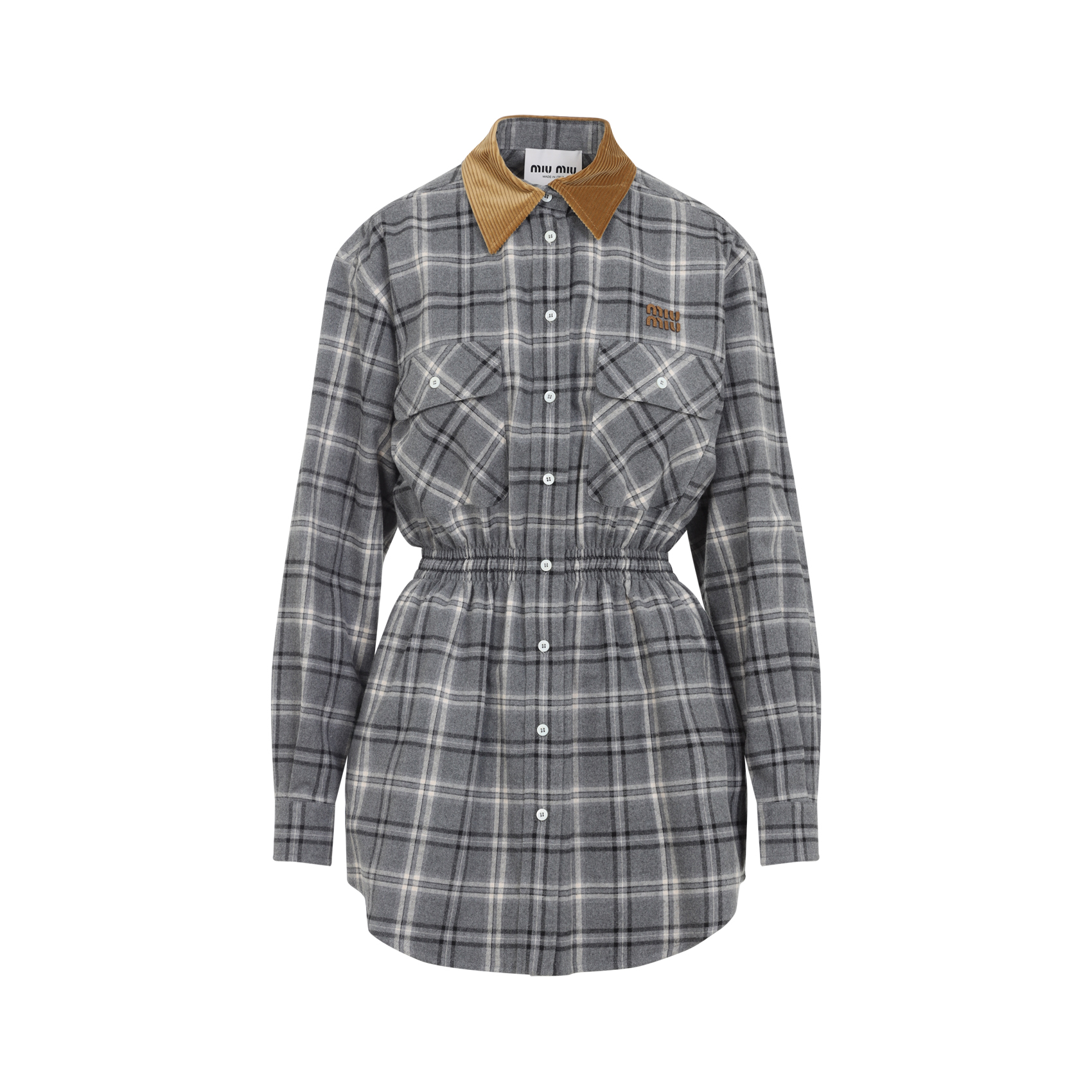 MF6159SOOO1807F0480 (MIU MIU / ワンピース・ドレス・オールインワン ) | MIU MIU (ミュウミュウ)