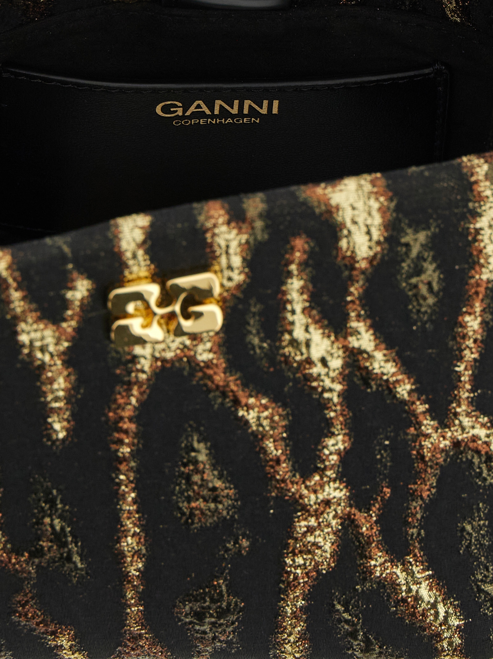 'Metallic Cloque Bou' handbag B210006201X (GANNI / ハンドバッグ・ショルダーバッグ ) | GANNI (ガニー)(3)