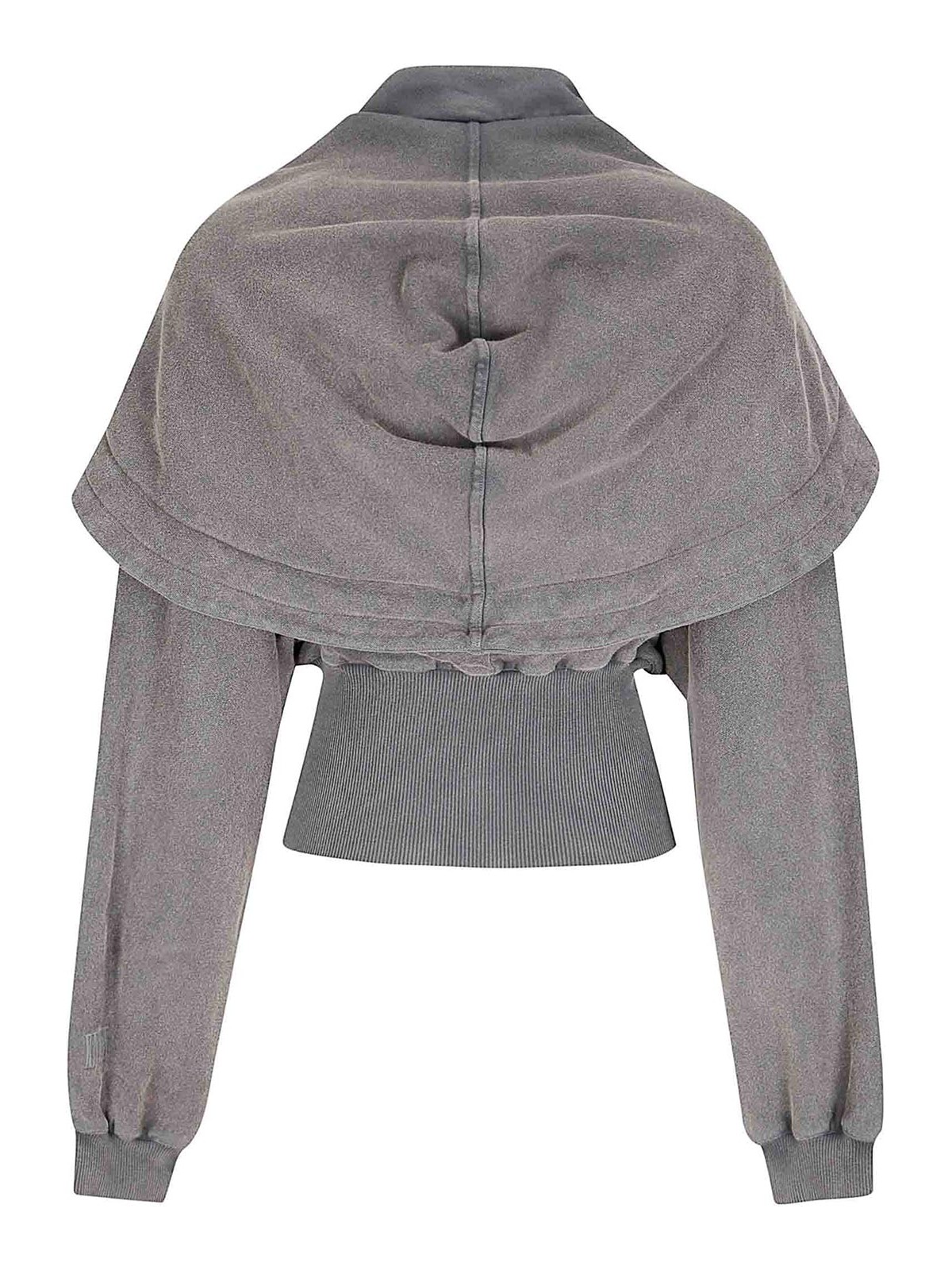 Oversized Washed Hoodie With Cinched Waist SS25HAZHO0FBLFADEDBLACK (KNWLS / スウェット・フーディー ) | KNWLS (ノウルズ)(1)