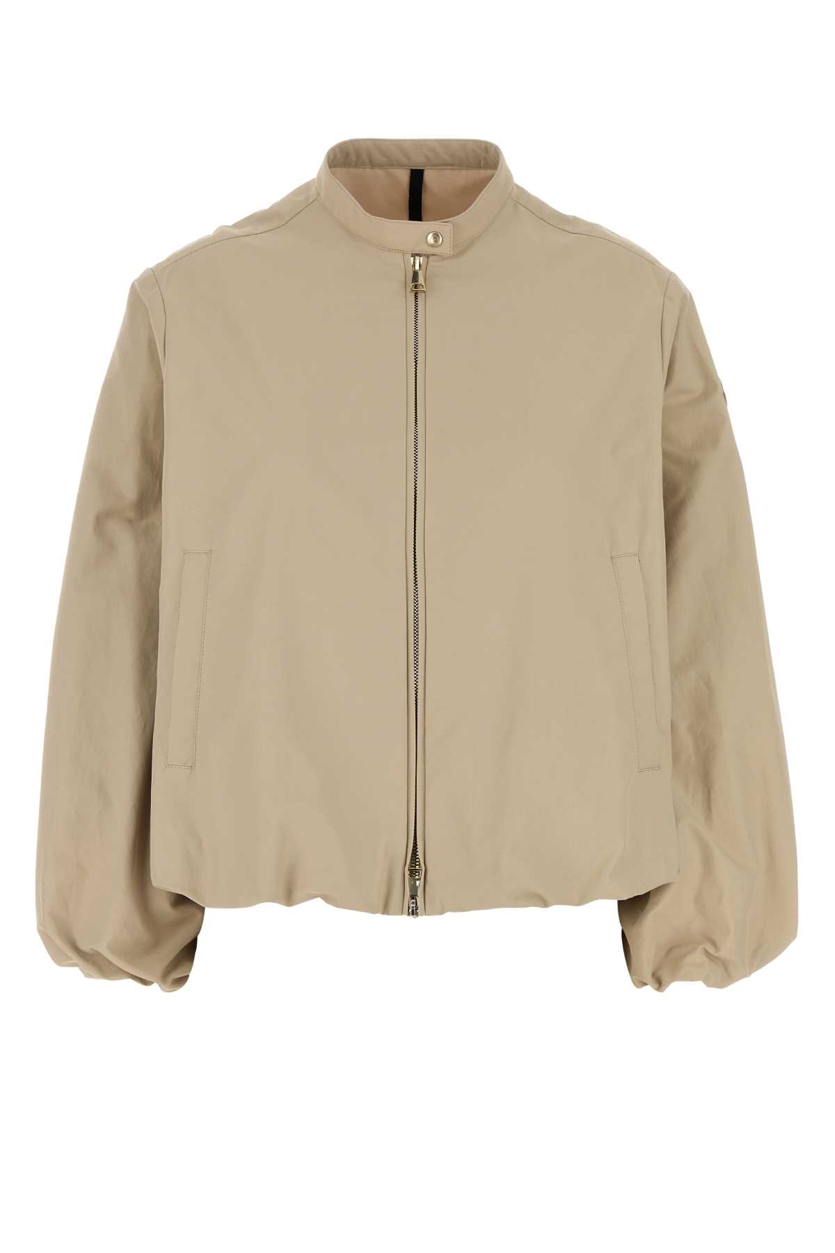 Beige cotton blend Gruissan bomber jacket 1A0017854ARP268 (Moncler / カジュアルジャケット ) | Moncler (モンクレール)