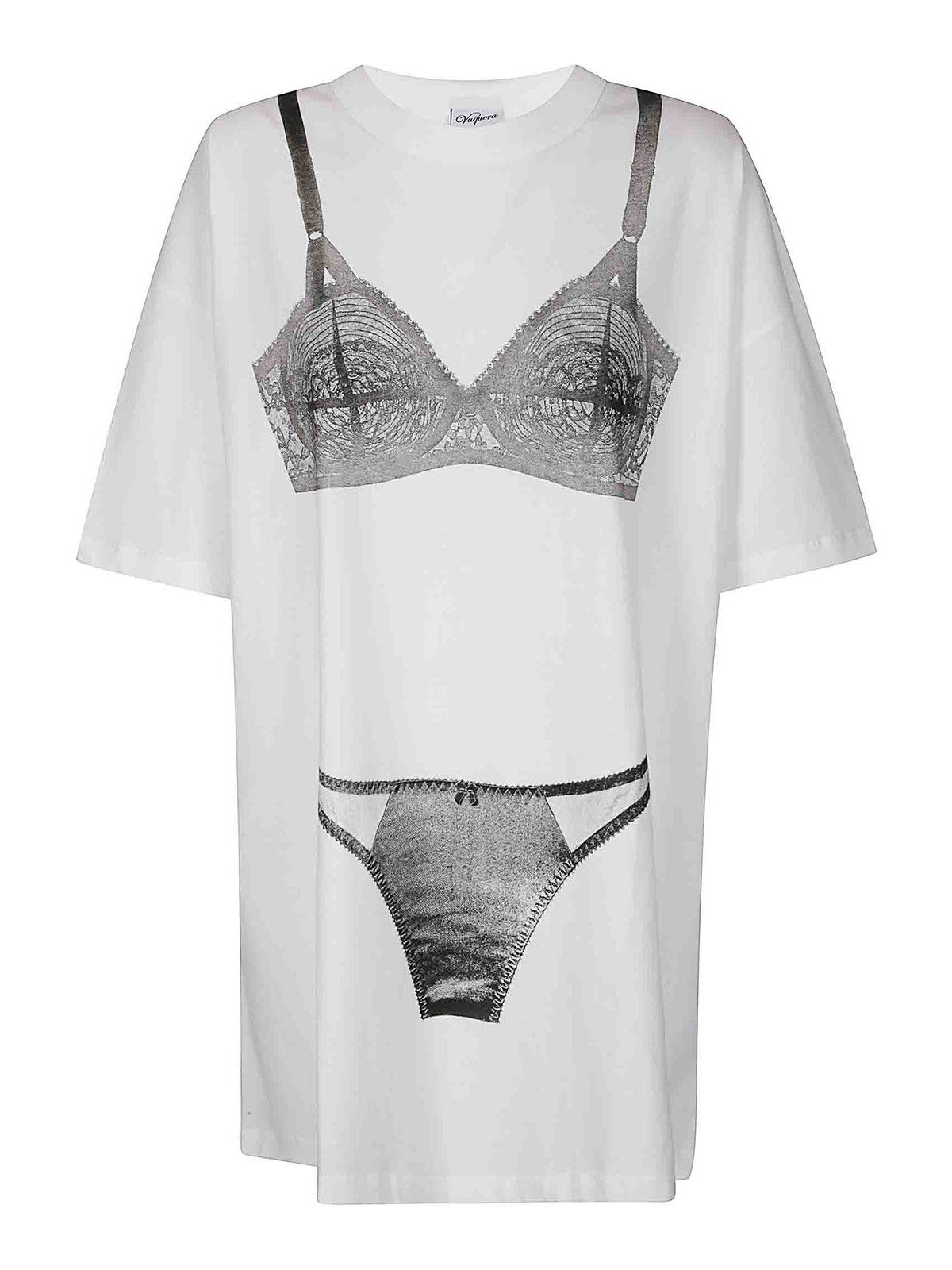 Women Trompe Loeil Tall Tee Knit VAQ10T0101 (VAQUERA / Tシャツ・カットソー ) | VAQUERA (ヴァケラ)