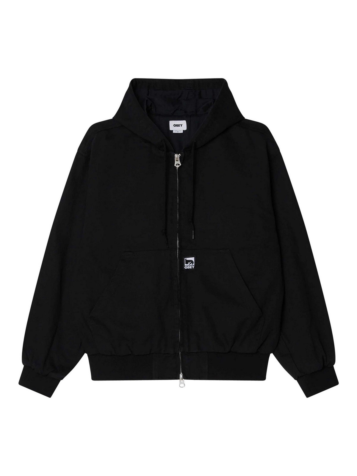 Glen Zip Up Jacket 121800593BLACK (OBEY / カジュアルジャケット ) | OBEY (オベイ)