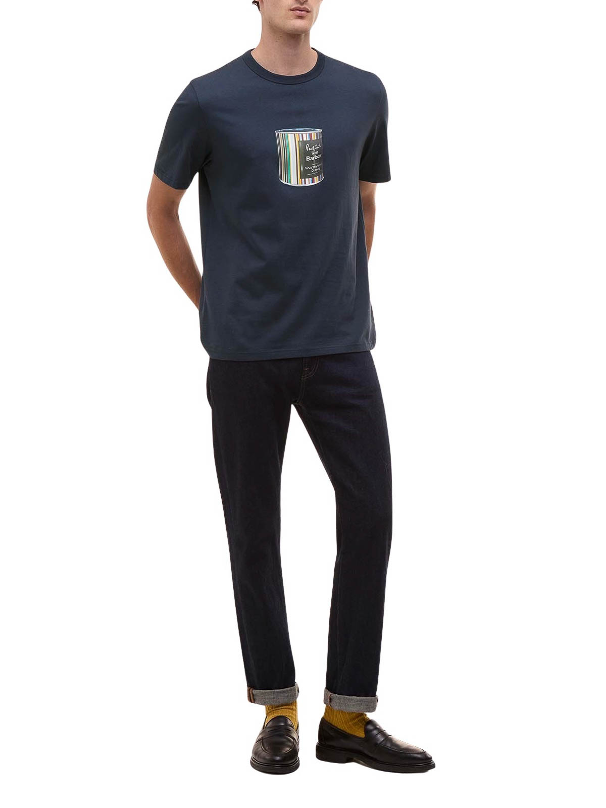 Ba X Paul Smith Wax Can Tshirt MTS1526MTSNY91 (Barbour / Tシャツ・カットソー ) | Barbour (バブアー)(1)